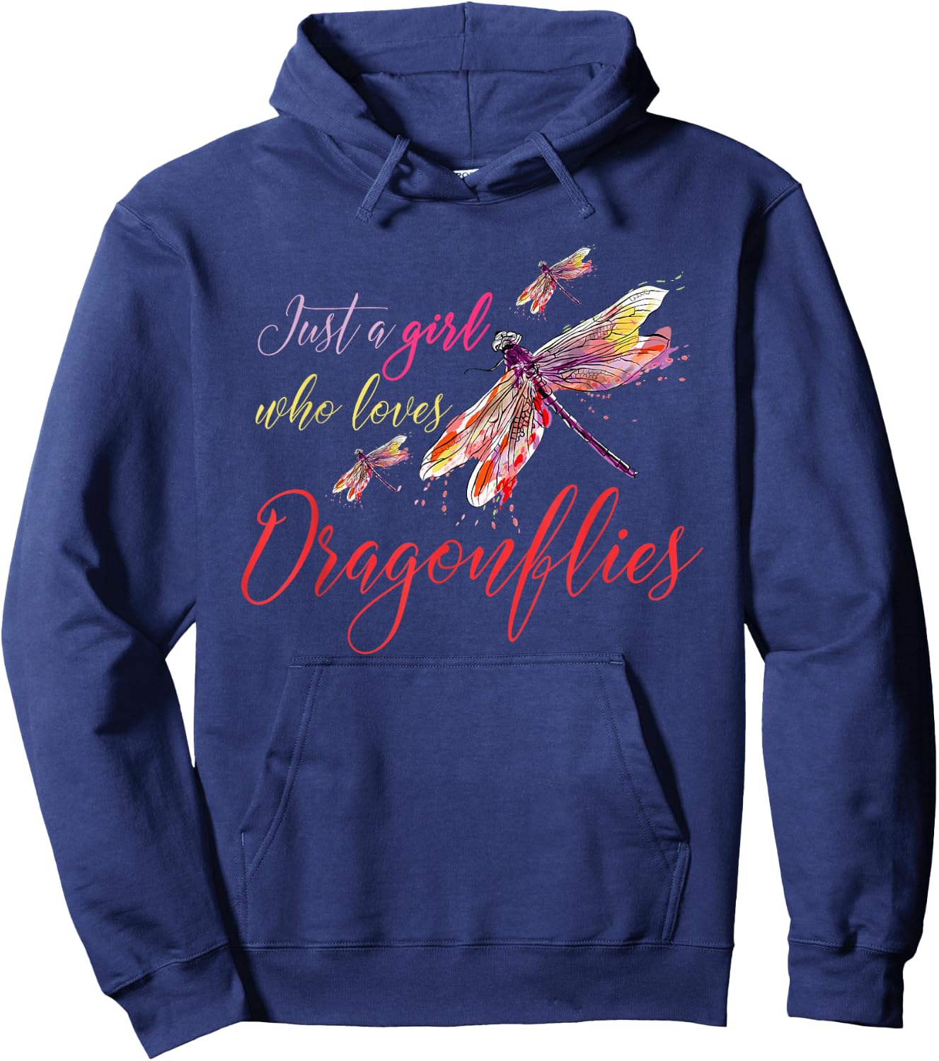 Dragonflies Animals Women Gift Dragonfly Hoodie - Hoodie | Navy