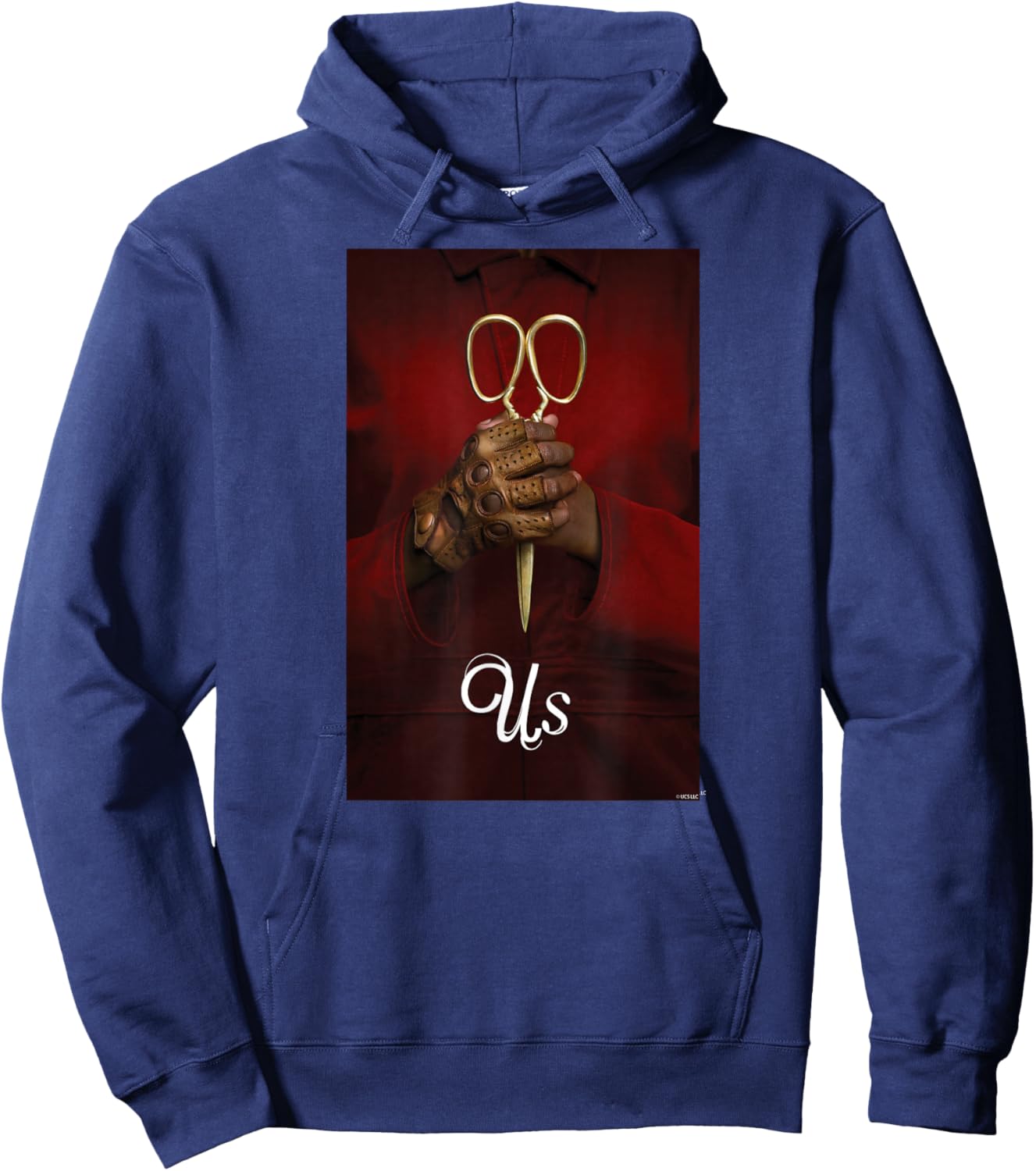 Us Scissors Poster Hoodie - Hoodie | Navy