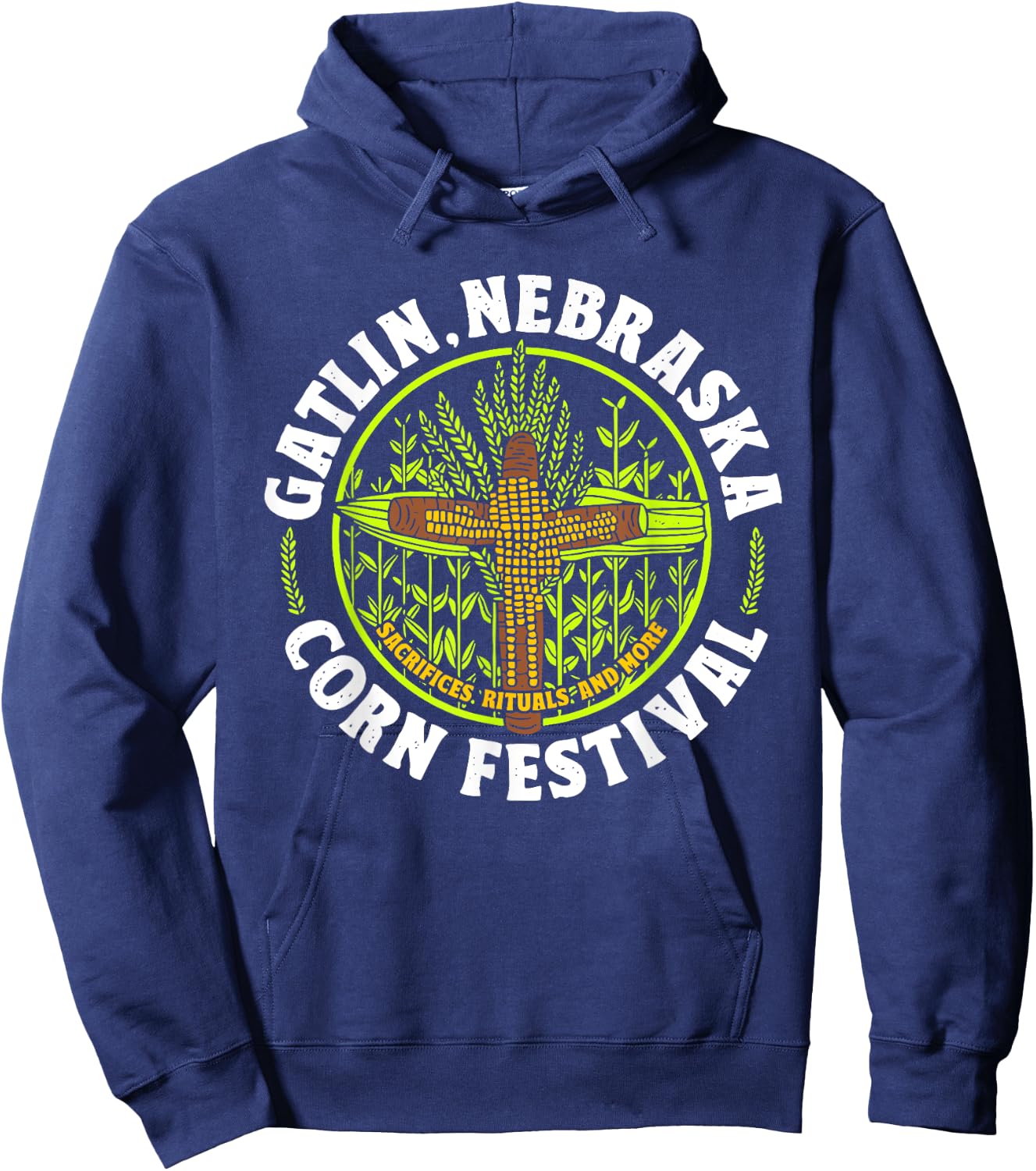 Gatlin, Nebraska Corn Festival Apparel Hoodie - Hoodie | Navy