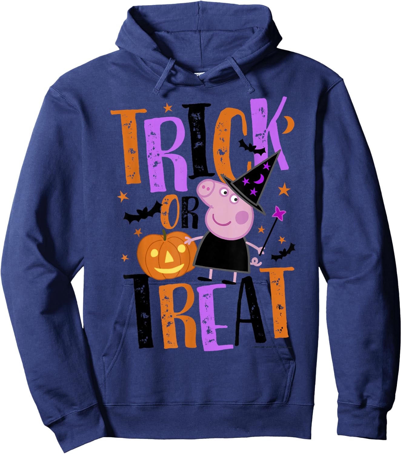 Peppa Pig Halloween Trick Or Treat Hoodie - Hoodie | Navy