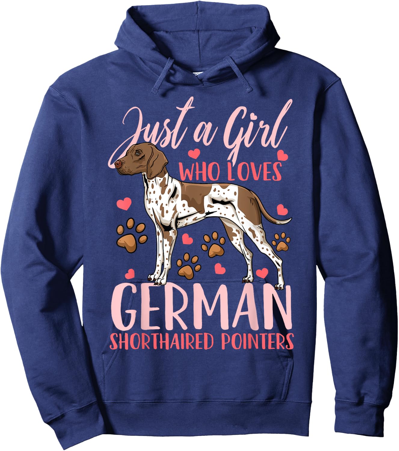 German Shorthaired Pointer Hoodie - Hoodie | Navy