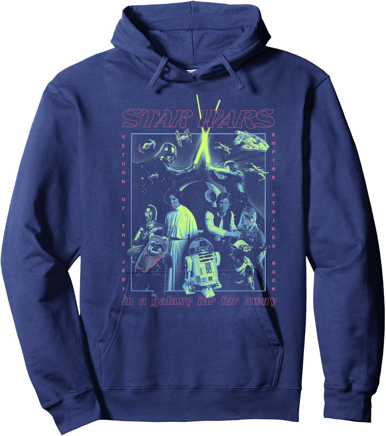 Star Wars Poster Glow Hoodie - Hoodie | Navy