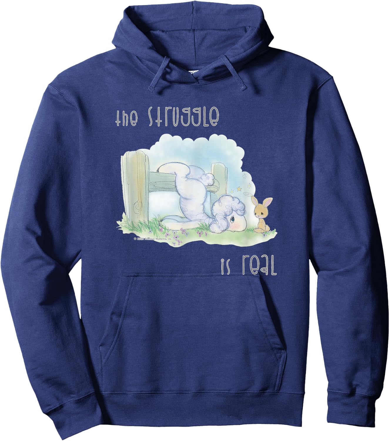 Precious Moments The Struggle Is Real Hoodie - Hoodie | Navy