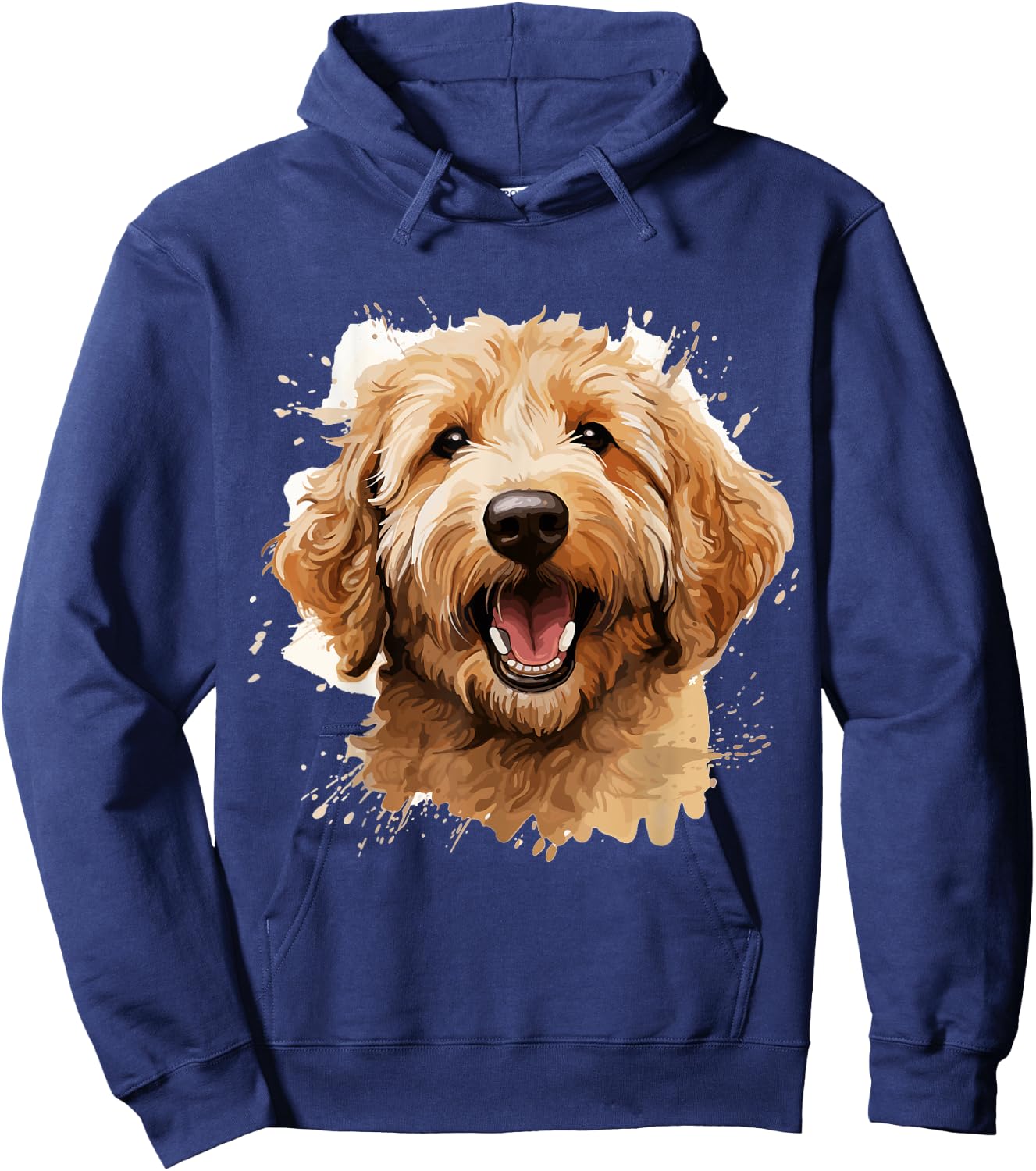 Goldendoodle Dog Breed Pet Cute Graphic Hoodie - Hoodie | Navy