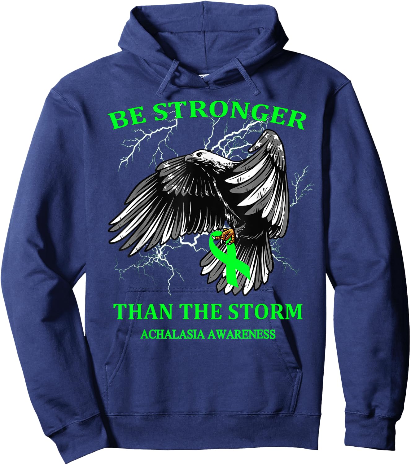 Be Stronger Than The Storm Achalasia Hoodie - Hoodie | Navy