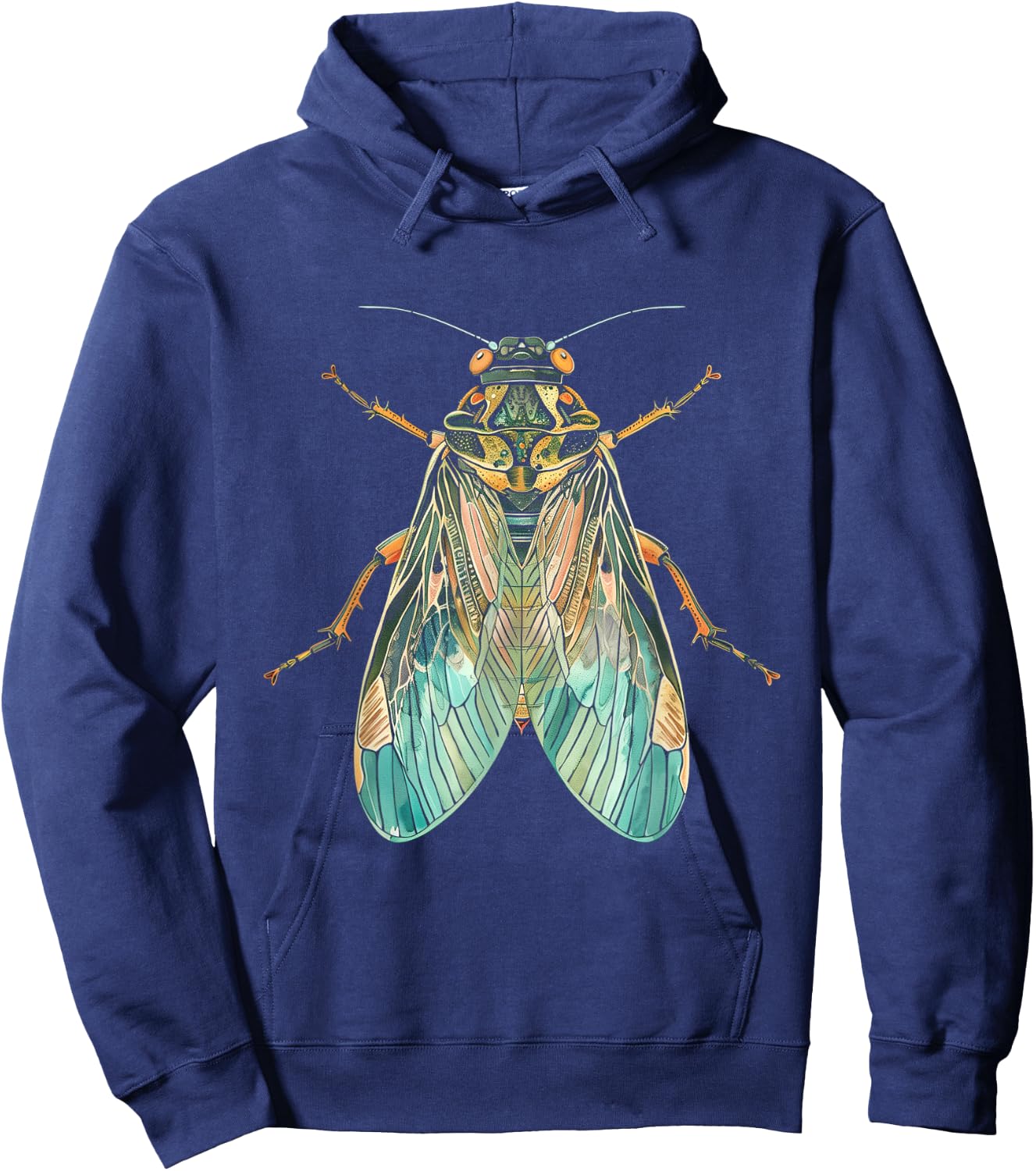 Cicada Insect 2024 Entomology Entomologist Hoodie - Hoodie | Navy
