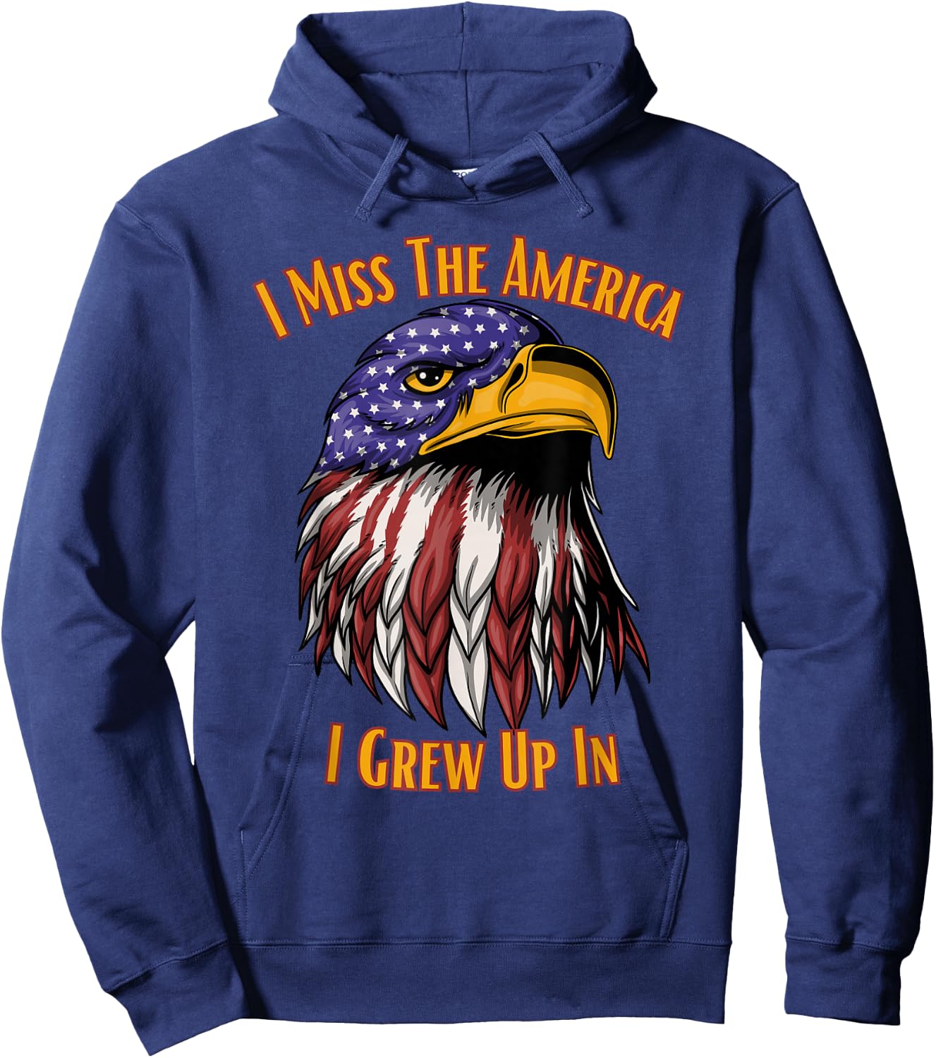 I Miss The America I Grew Up In Hoodie - Hoodie | Navy
