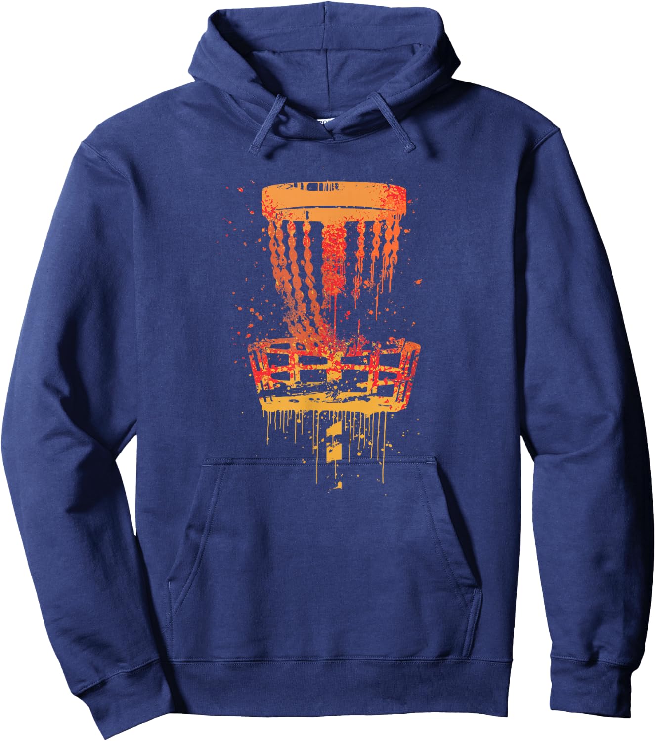 Retro Disc Golf Frolf - Vintage Frisbee Golf Hoodie - Hoodie | Navy