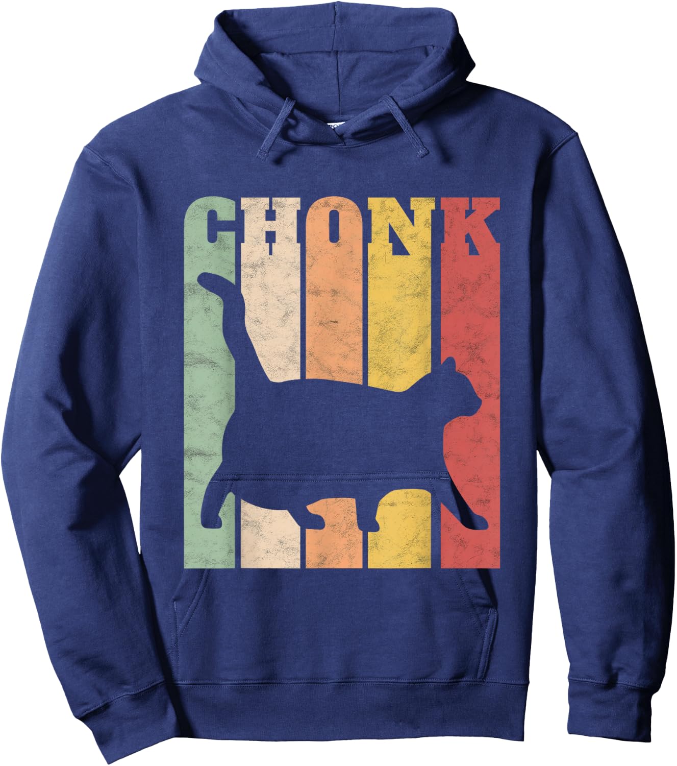 Chonk Scale Cat Meme Chonky Chonk Memes Hoodie - Hoodie | Navy