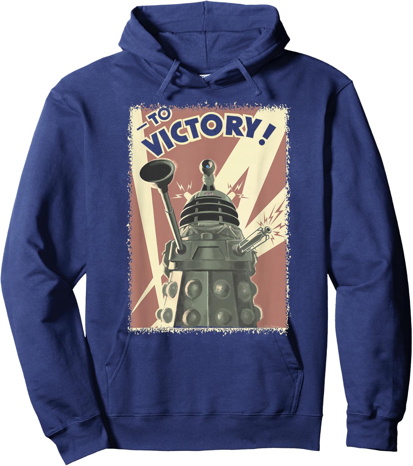 Propoganda Dalek Sci-Fi Fan 60th Anniversary Hoodie - Hoodie | Navy