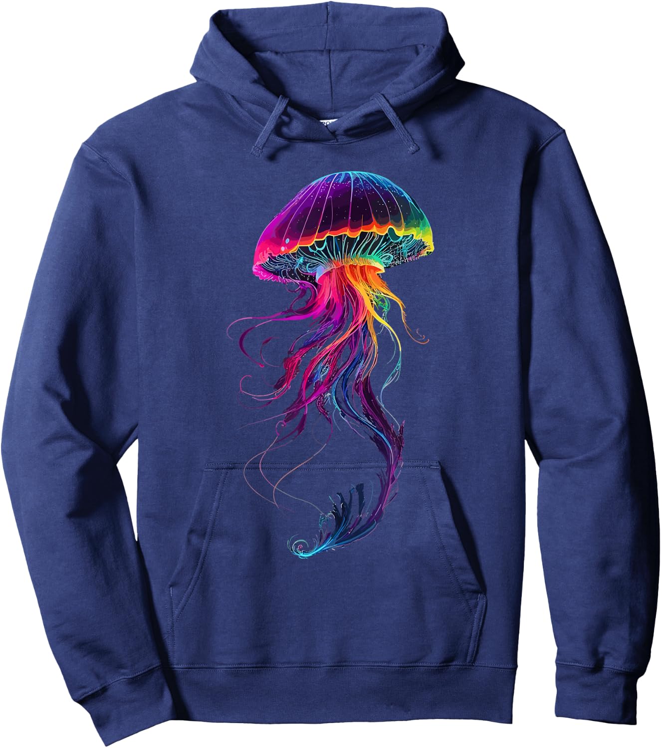Luminous Jellyfish Hoodie - Hoodie | Navy