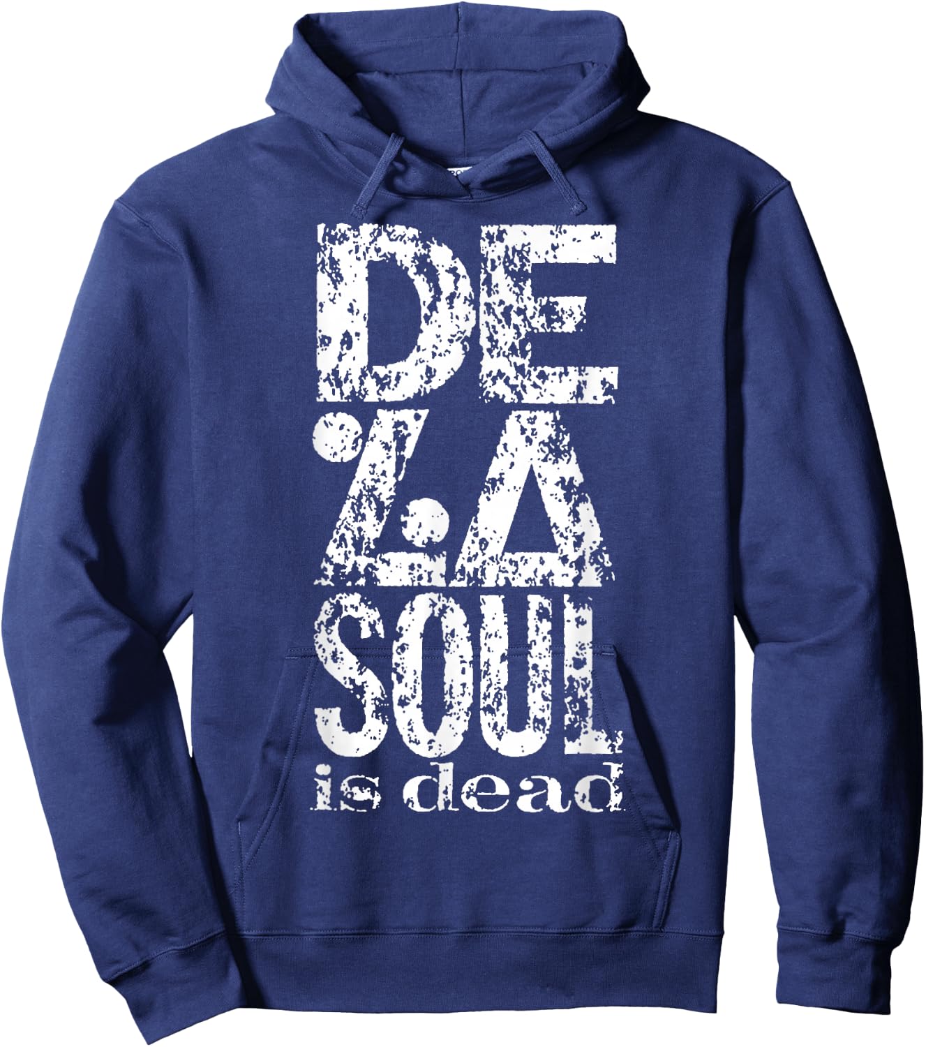 De La Soul "De La Soul Is Dead" Logo Hoodie - Hoodie | Navy