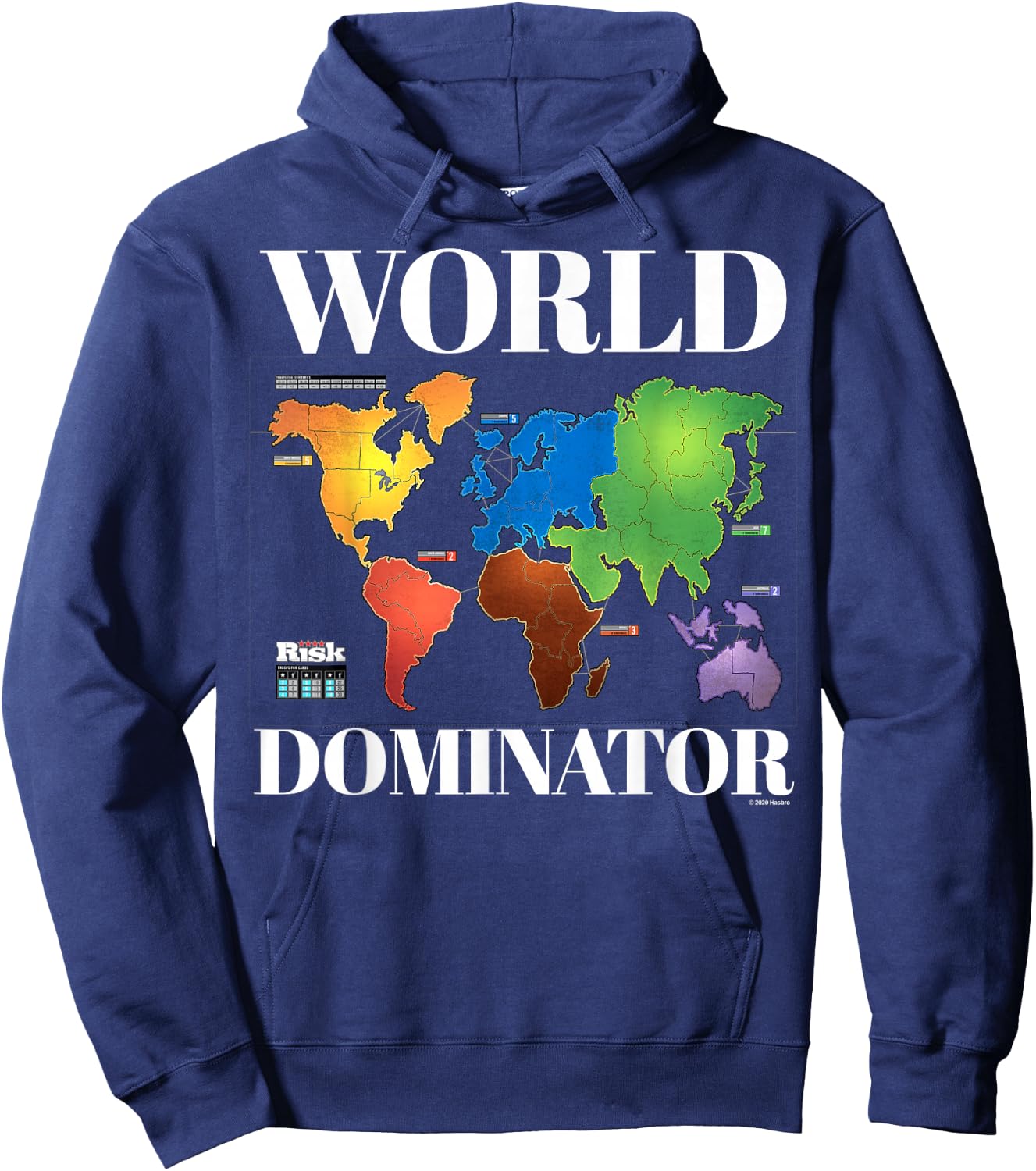 Risk World Dominator Hoodie - Hoodie | Navy