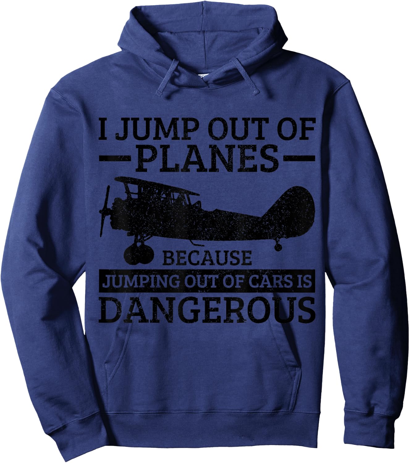 Skydiving Parachute Gift Hoodie - Hoodie | Navy