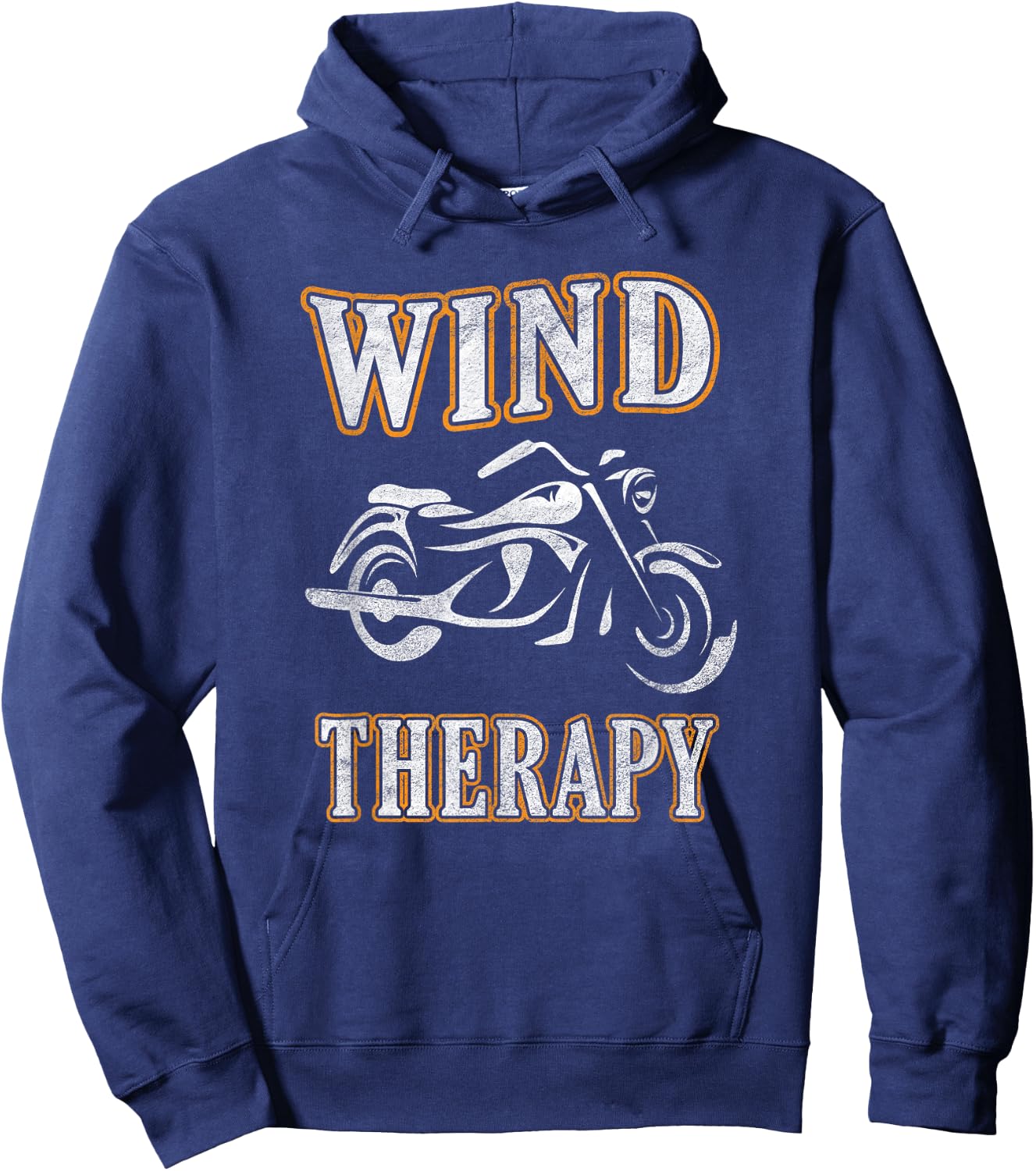 Wind Therapy - Great for motorcycle riding Hoodie - Hoodie | Navy
