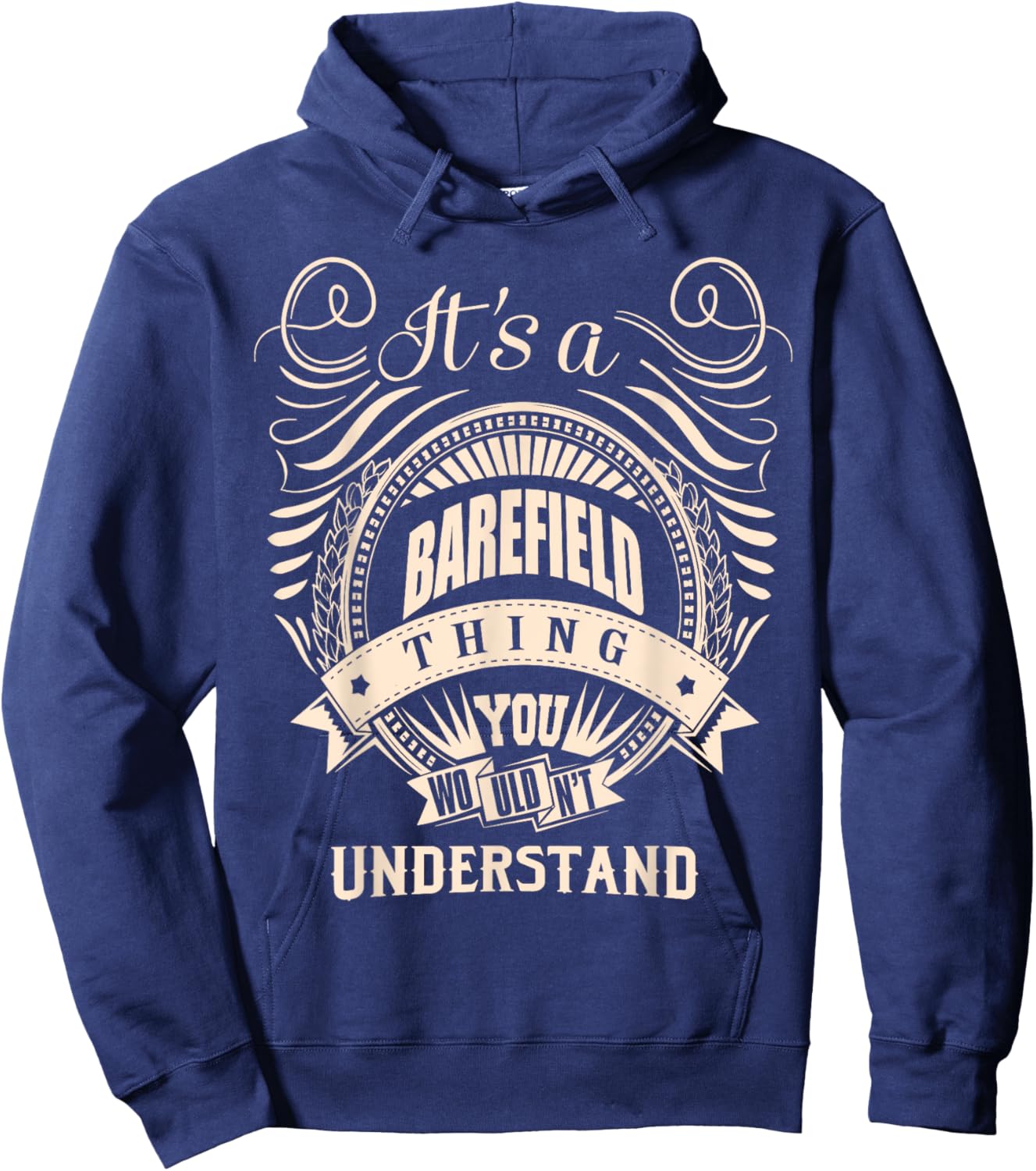 It is a BAREFIELD thing Gifts Hoodie - Hoodie | Navy