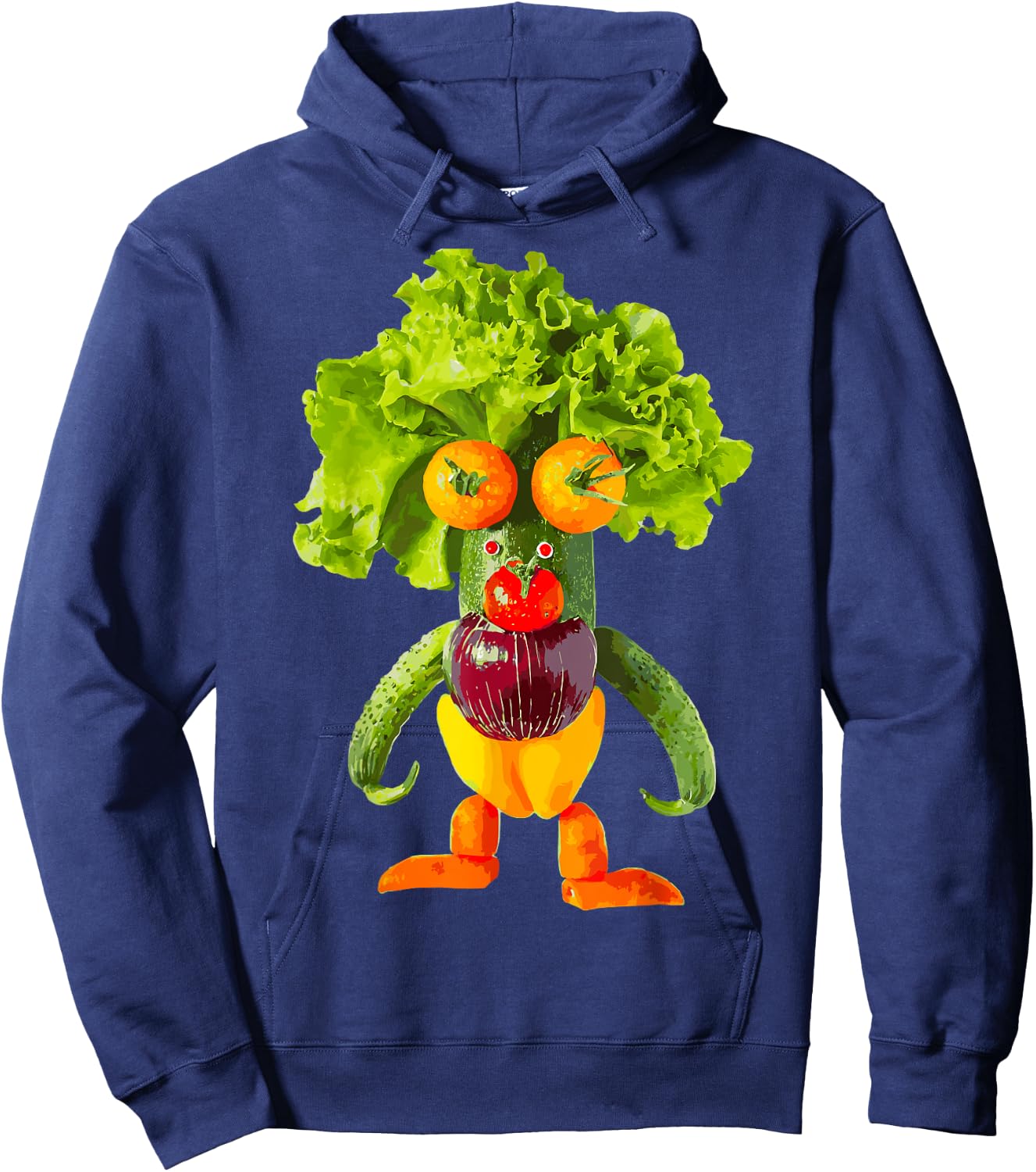 Vegetables, Monster Hoodie - Hoodie | Navy