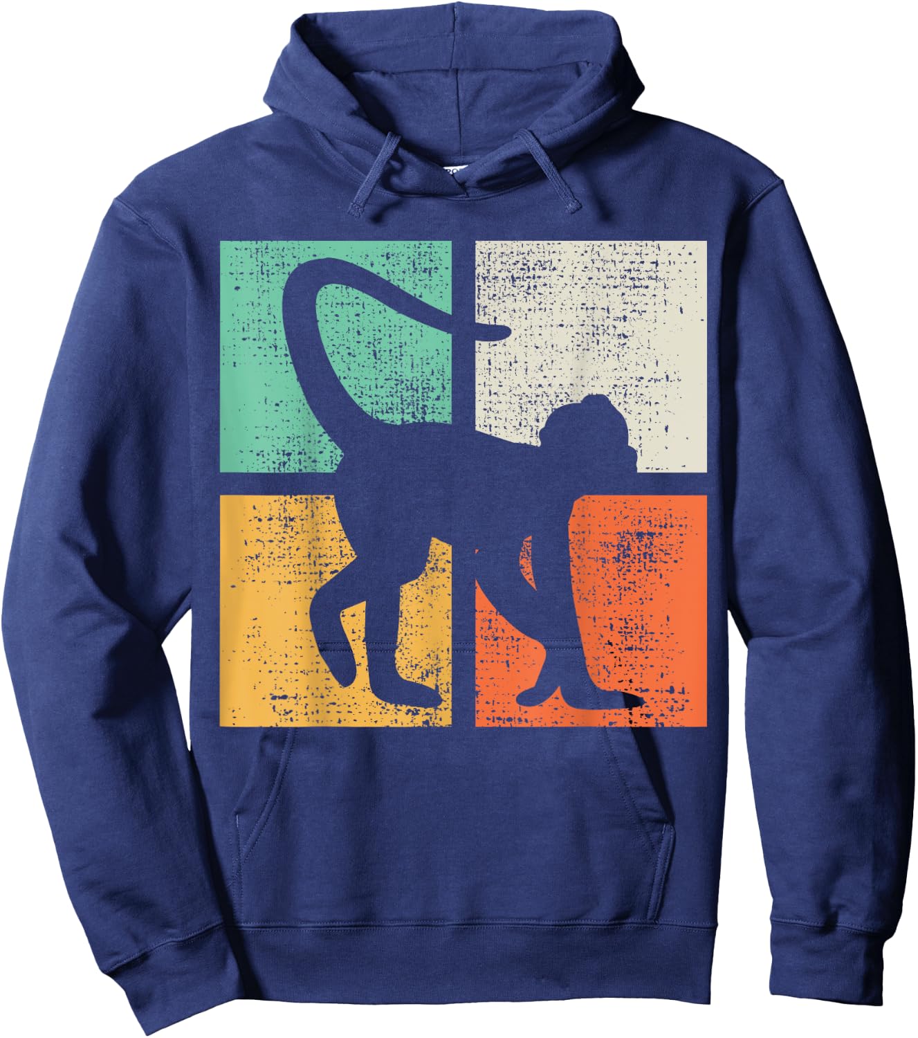 Spider Monkey Retro Vintage Hoodie - Hoodie | Navy