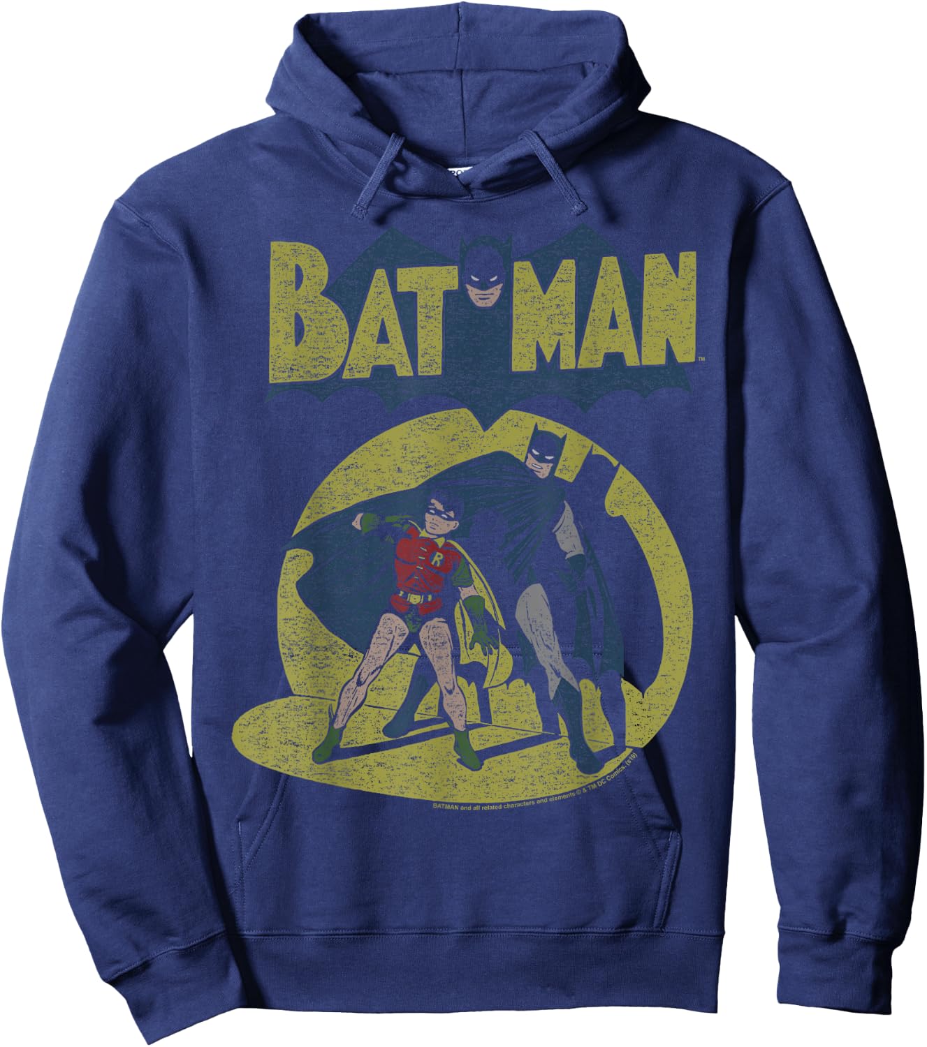 DC Comics Batman Vintage Spotlight Small Hoodie - Hoodie | Navy