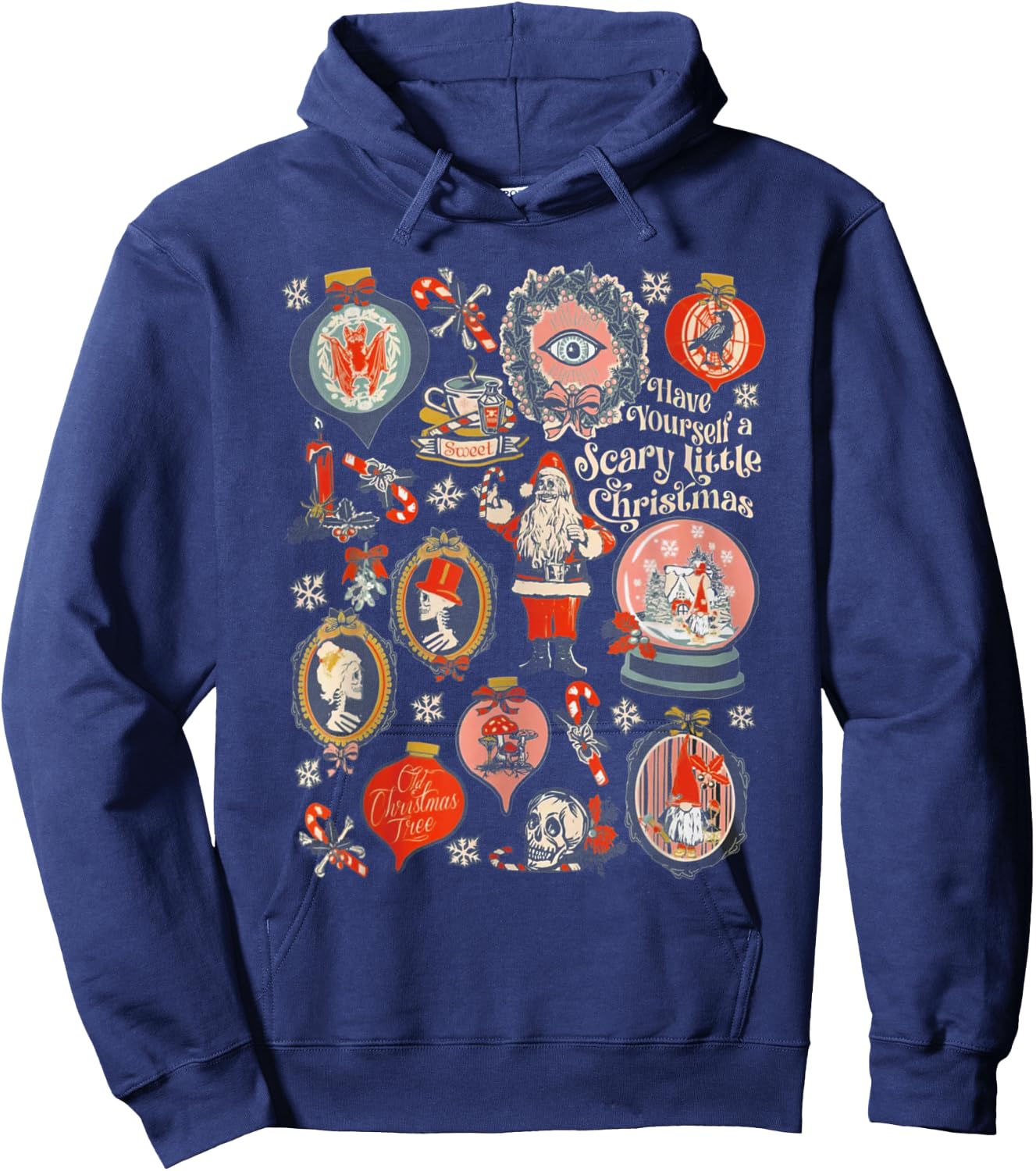 Have Yourself A Scary Little Christmas Hoodie - Hoodie | Navy