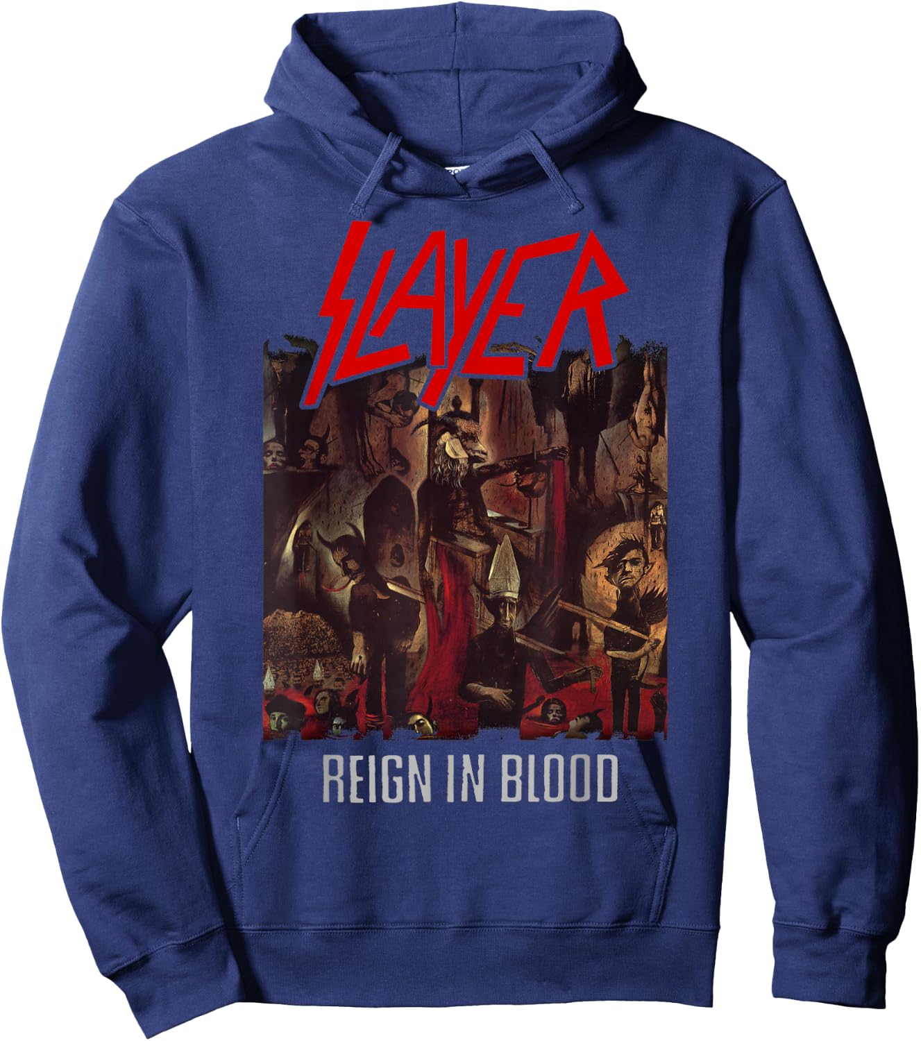 Slayer - Reign In Blood Hoodie - Hoodie | Navy