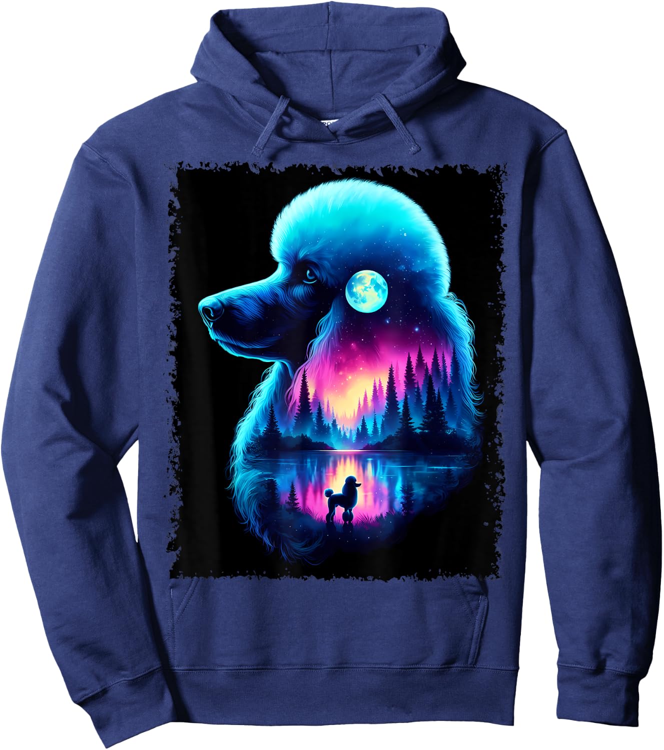 Spirit Animal Poodle Dog Owner Men Women Kids Hoodie - Hoodie | Navy