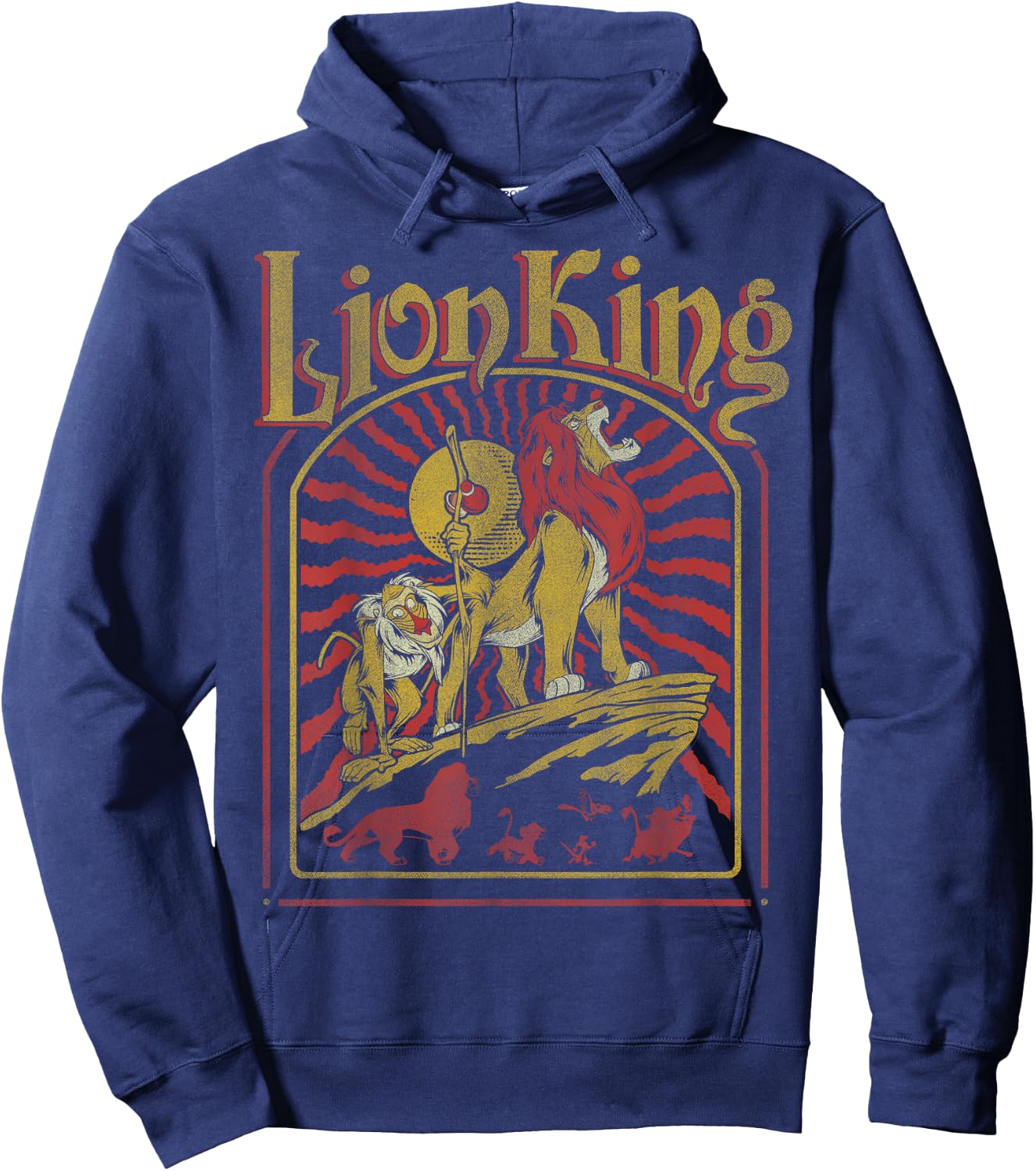 Disney The Lion King Pride Rock Sunset Hoodie - Hoodie | Navy