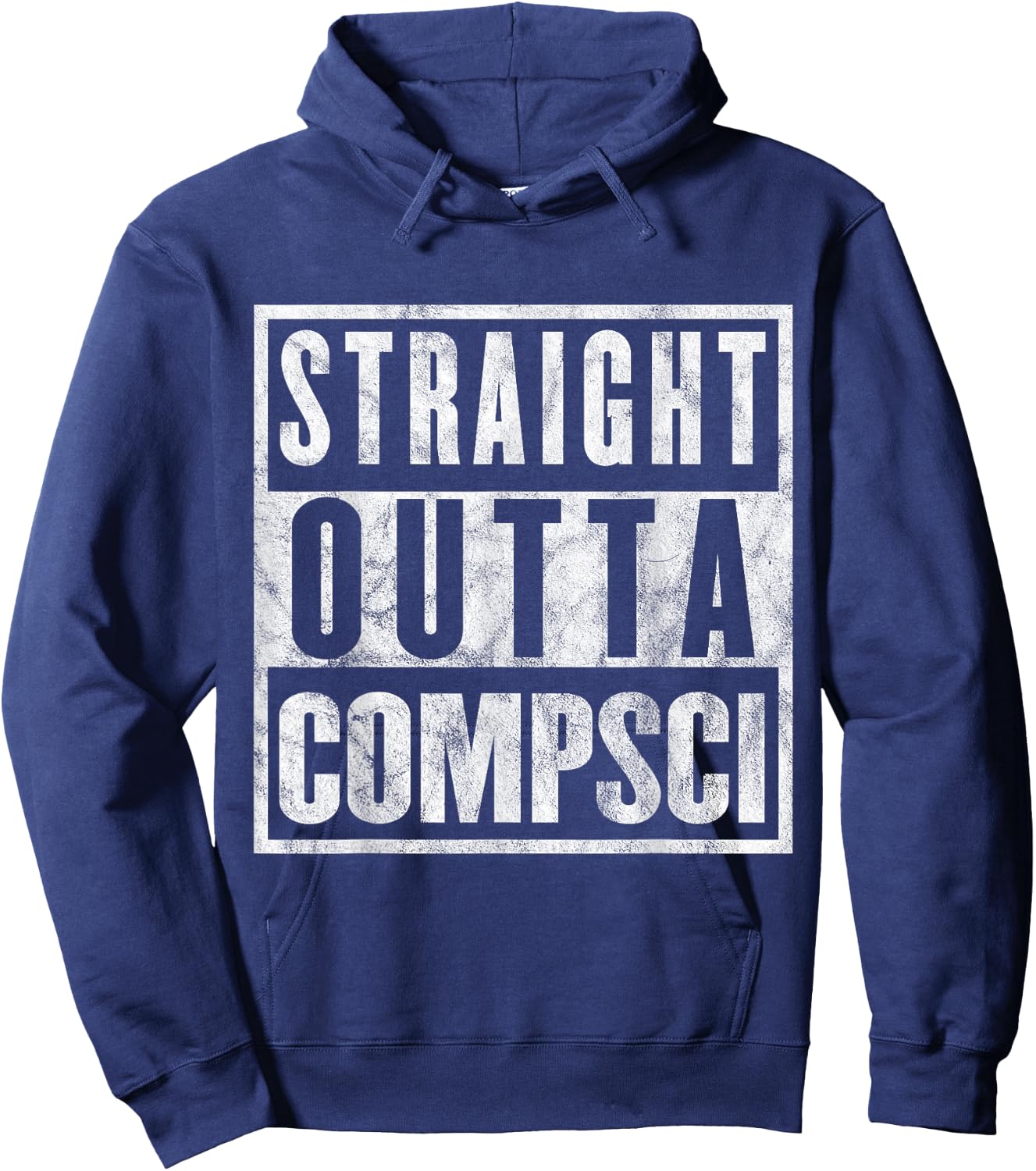 Straight Outta Comp Sci Parody Computer Science Hoodie - Hoodie | Navy