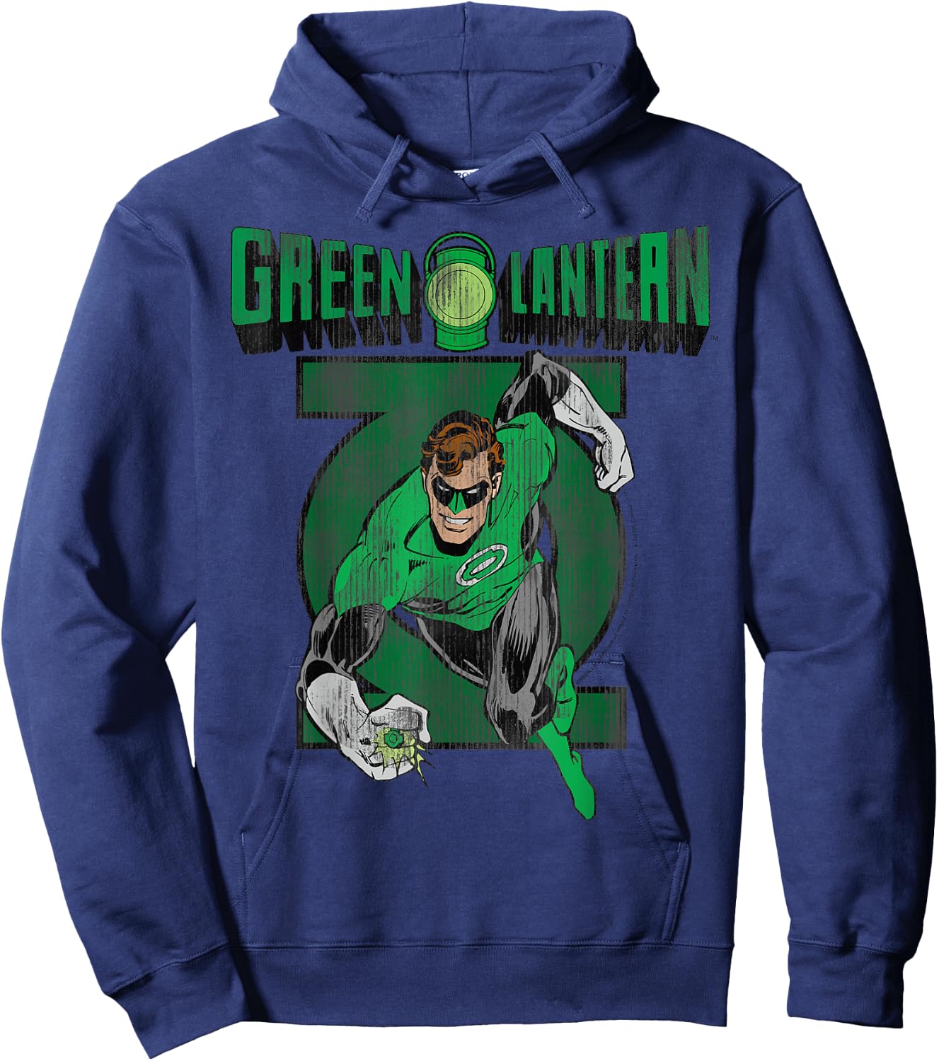 DC Comics The Green Lantern Run Hal Hoodie - Hoodie | Navy
