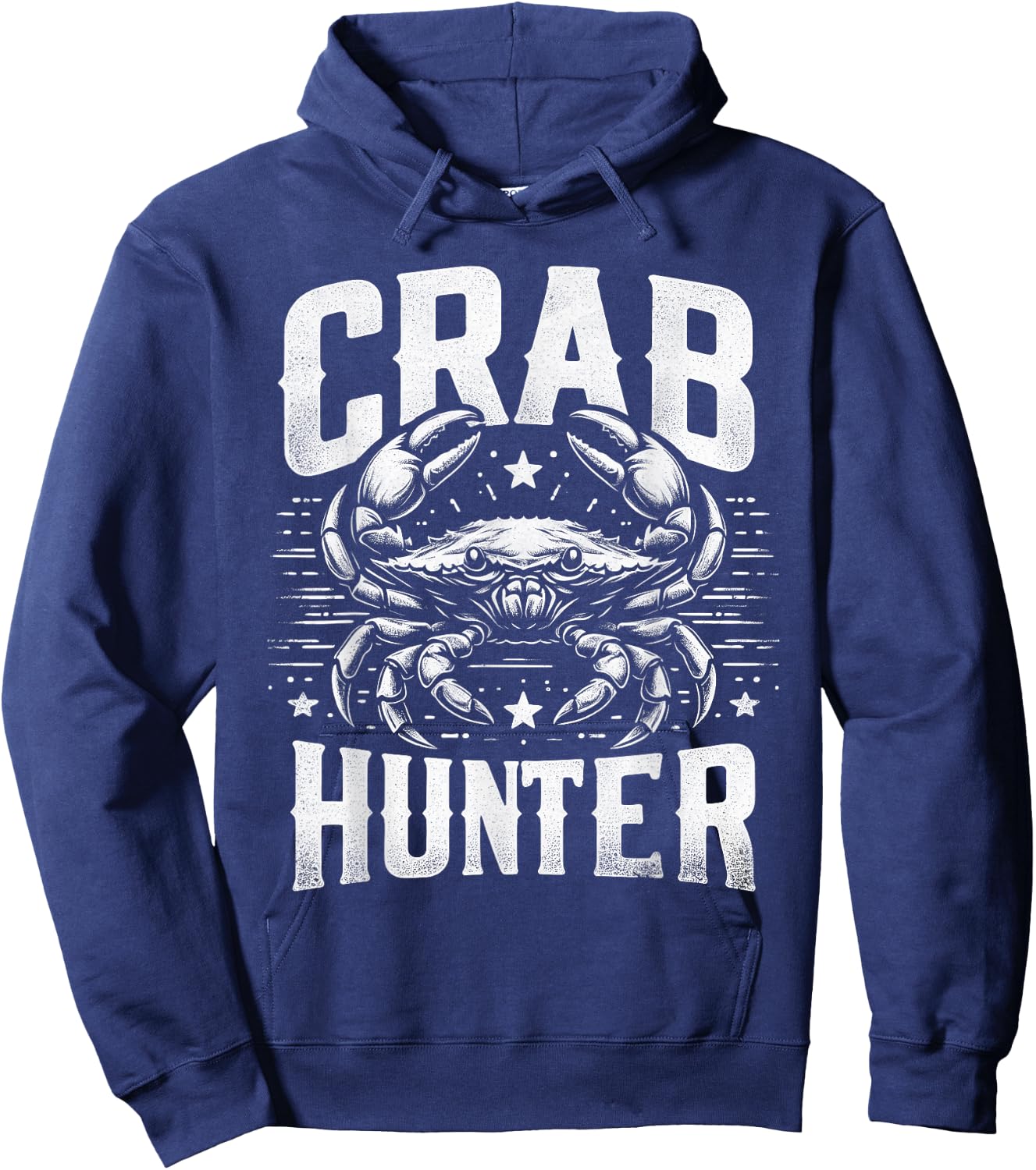 Retro Crab Hunter - Vintage Crab Lover Hoodie - Hoodie | Navy