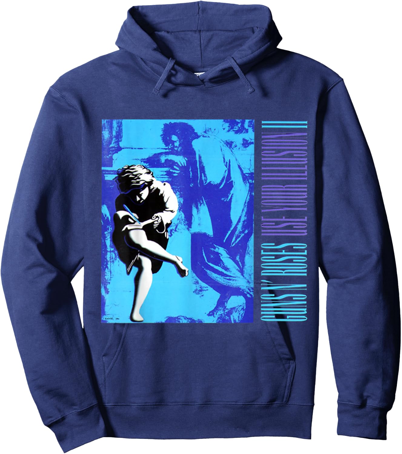 Official Guns N' Roses Use Your Illusion II Hoodie - Hoodie | Navy