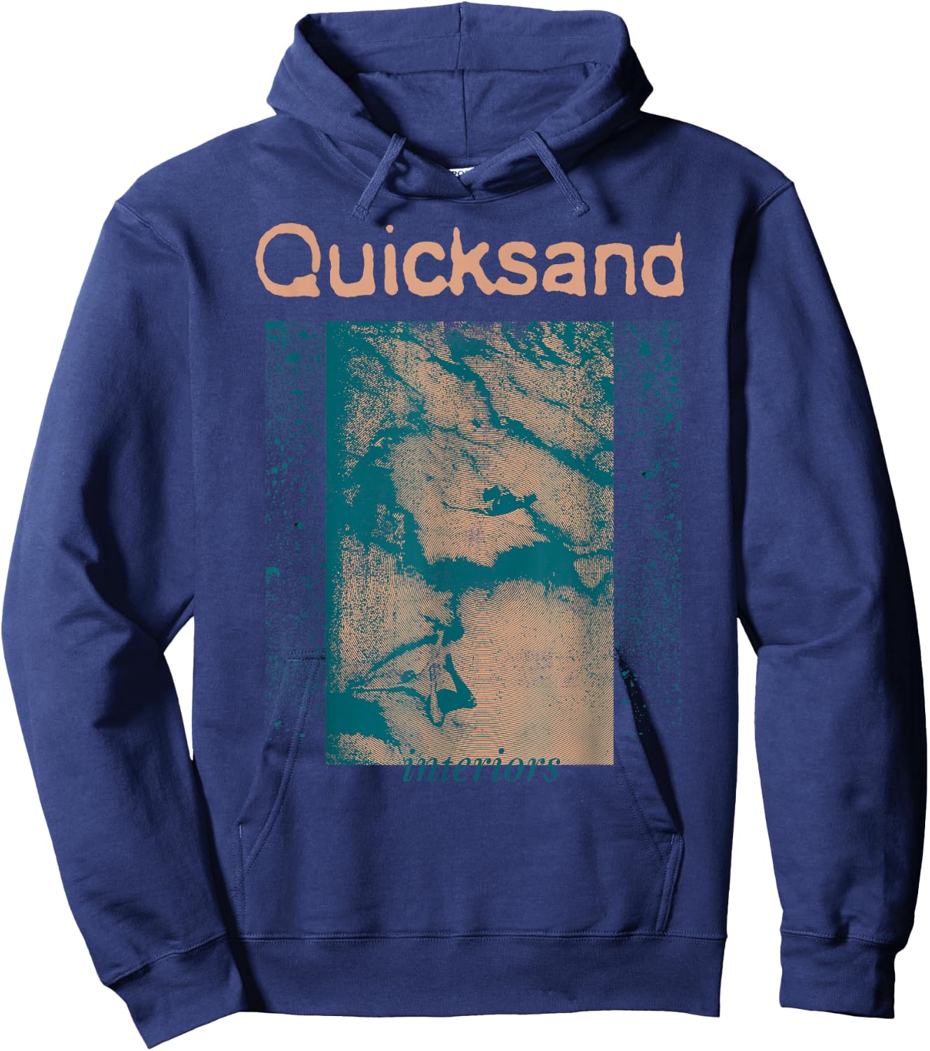 Quicksand - Interiors - Official Merchandise Hoodie - Hoodie | Navy