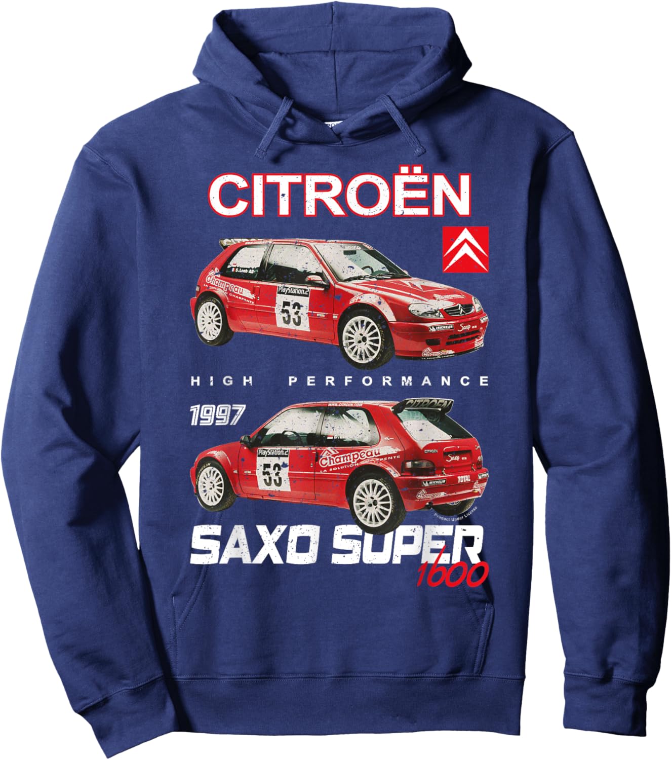 Citroën 1997 Saxo Super 1600 Hoodie - Hoodie | Navy