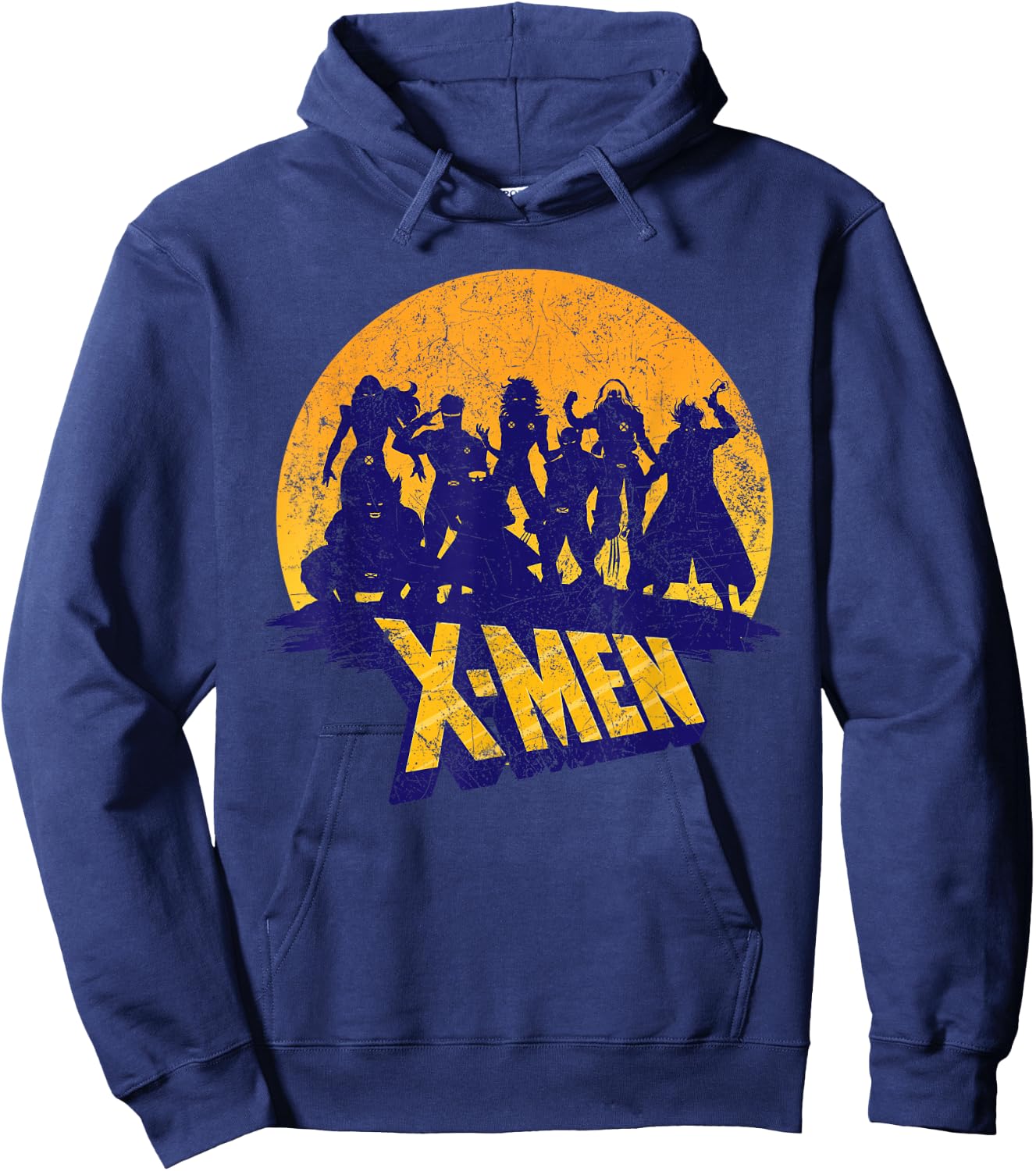 Marvel X-Men Logo and Mutants Classic Hoodie - Hoodie | Navy