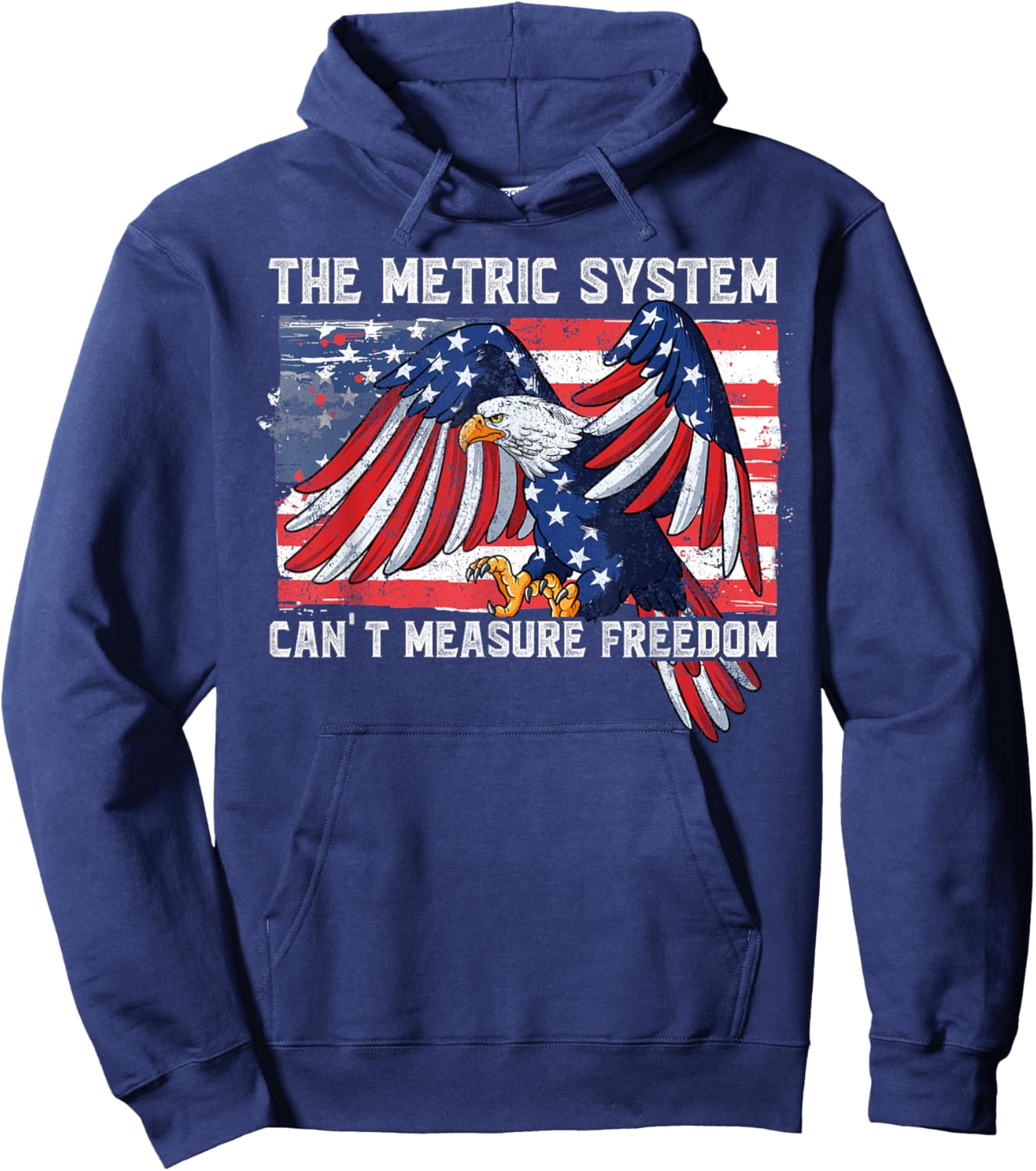 The Metric System Can't Measure Freedom Hoodie - Hoodie | Navy