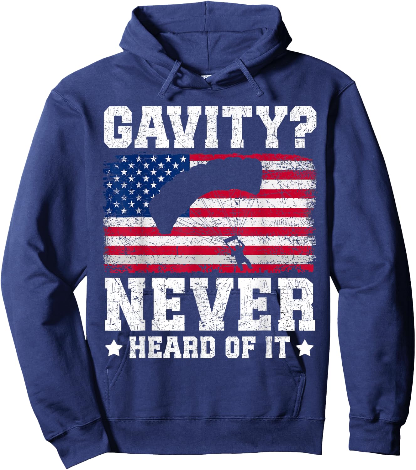Paratrooper Pride for 82nd Airborne Veterans Hoodie - Hoodie | Navy