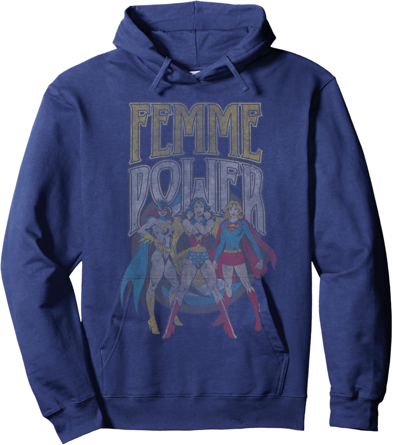Wonder Woman Femme Power Hoodie - Hoodie | Navy