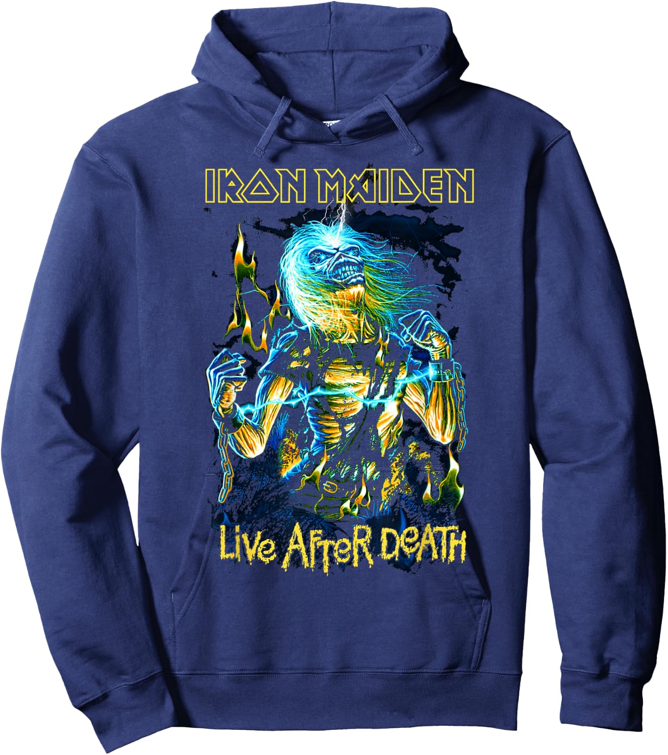 Iron Maiden Live After Death Hoodie - Hoodie | Navy