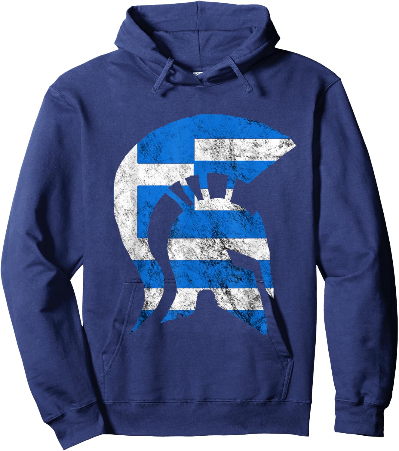 Greek Spartan Gladiators Helmet Greece Sparta Hoodie - Hoodie | Navy