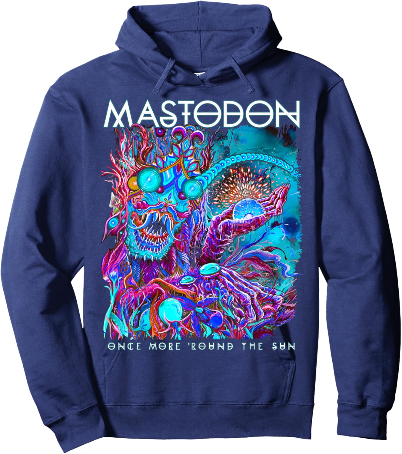 Mastodon – OMRTS Blue Beast Hoodie - Hoodie | Navy