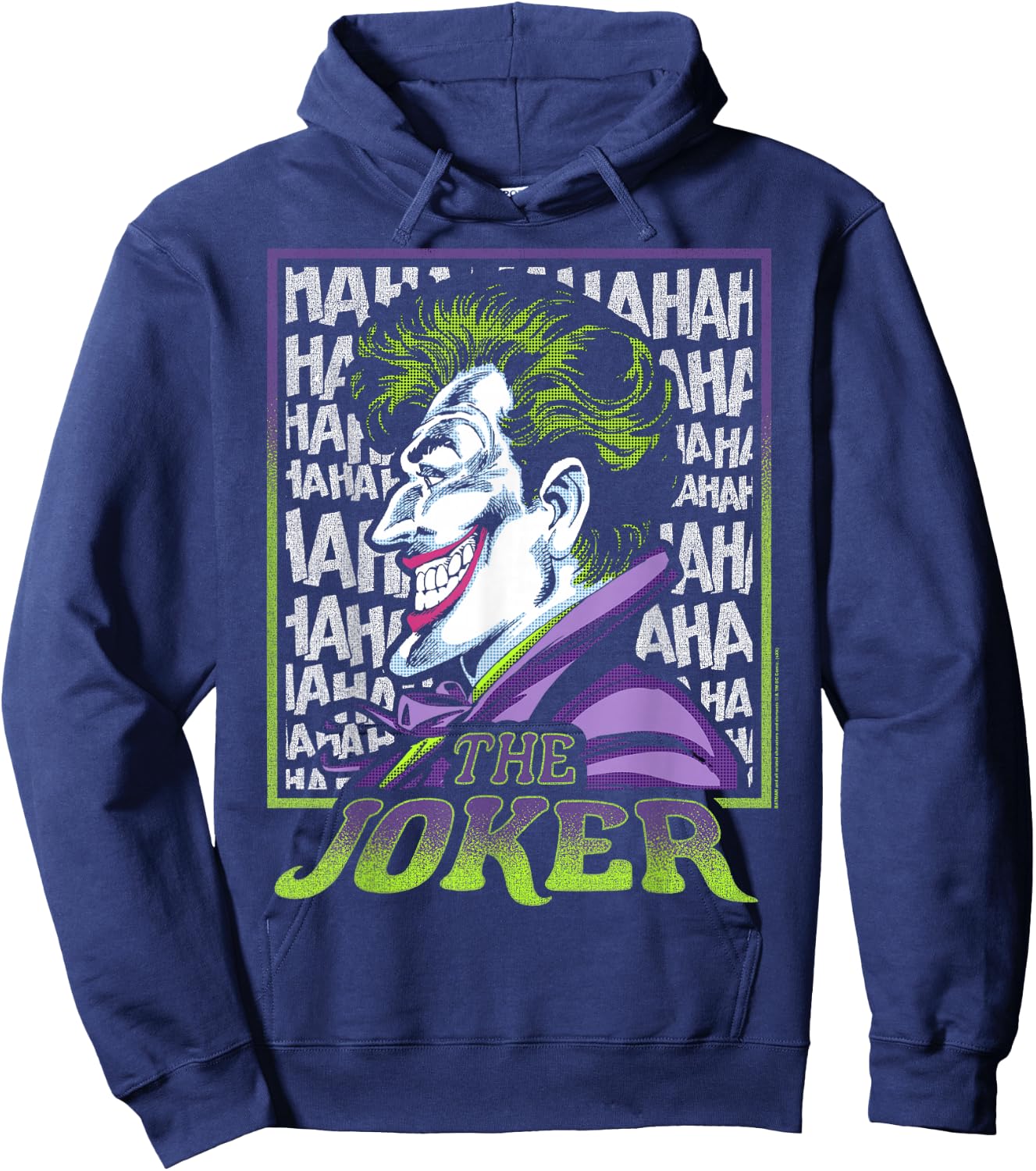 DC Comics Batman Joker Profile Hoodie - Hoodie | Navy