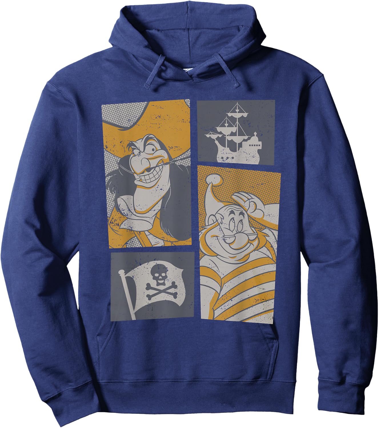 Disney Peter Pan Captain Hook and SMEE Hoodie - Hoodie | Navy