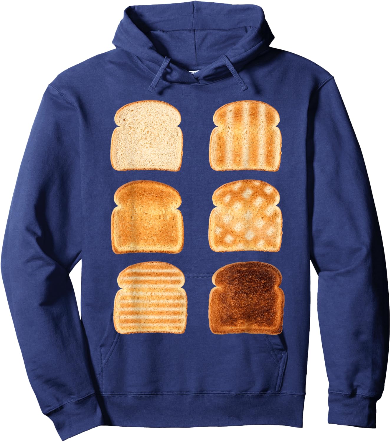 Toast Types I Bread Toast Toaster Breakfast Hoodie - Hoodie | Navy