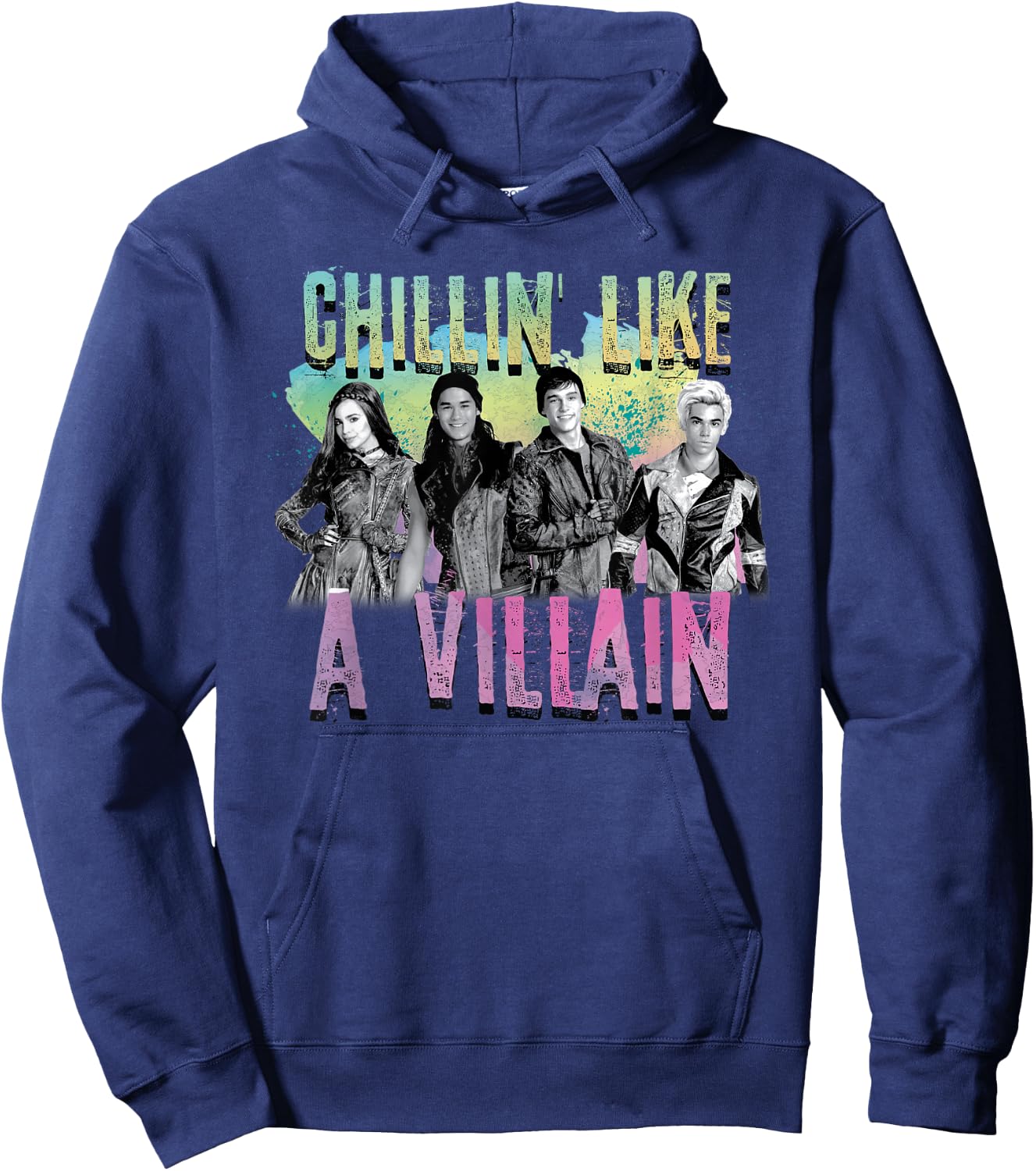 Disney - Descendants Chillin Like A Villain Hoodie - Hoodie | Navy