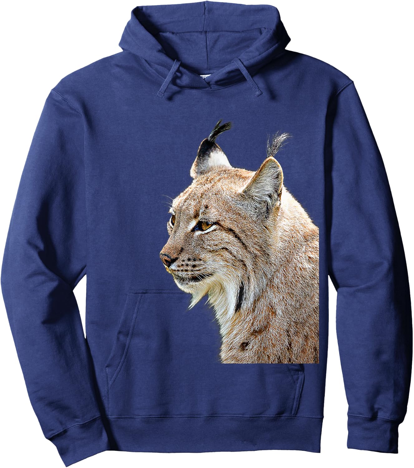 Lynx Canada Predator Big Cat Women Kids Hoodie - Hoodie | Navy