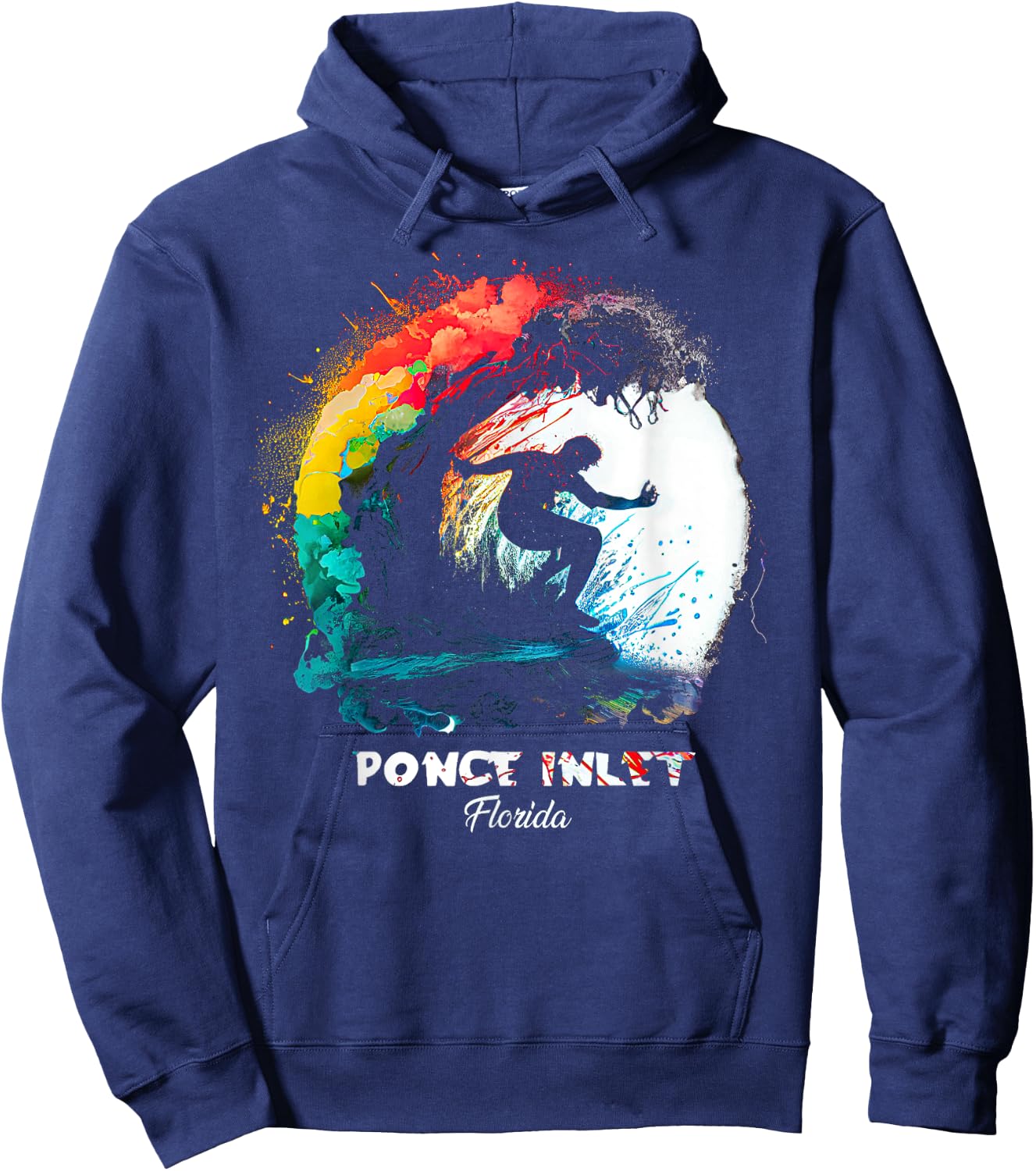 Ponce Inlet Florida Hoodie - Hoodie | Navy
