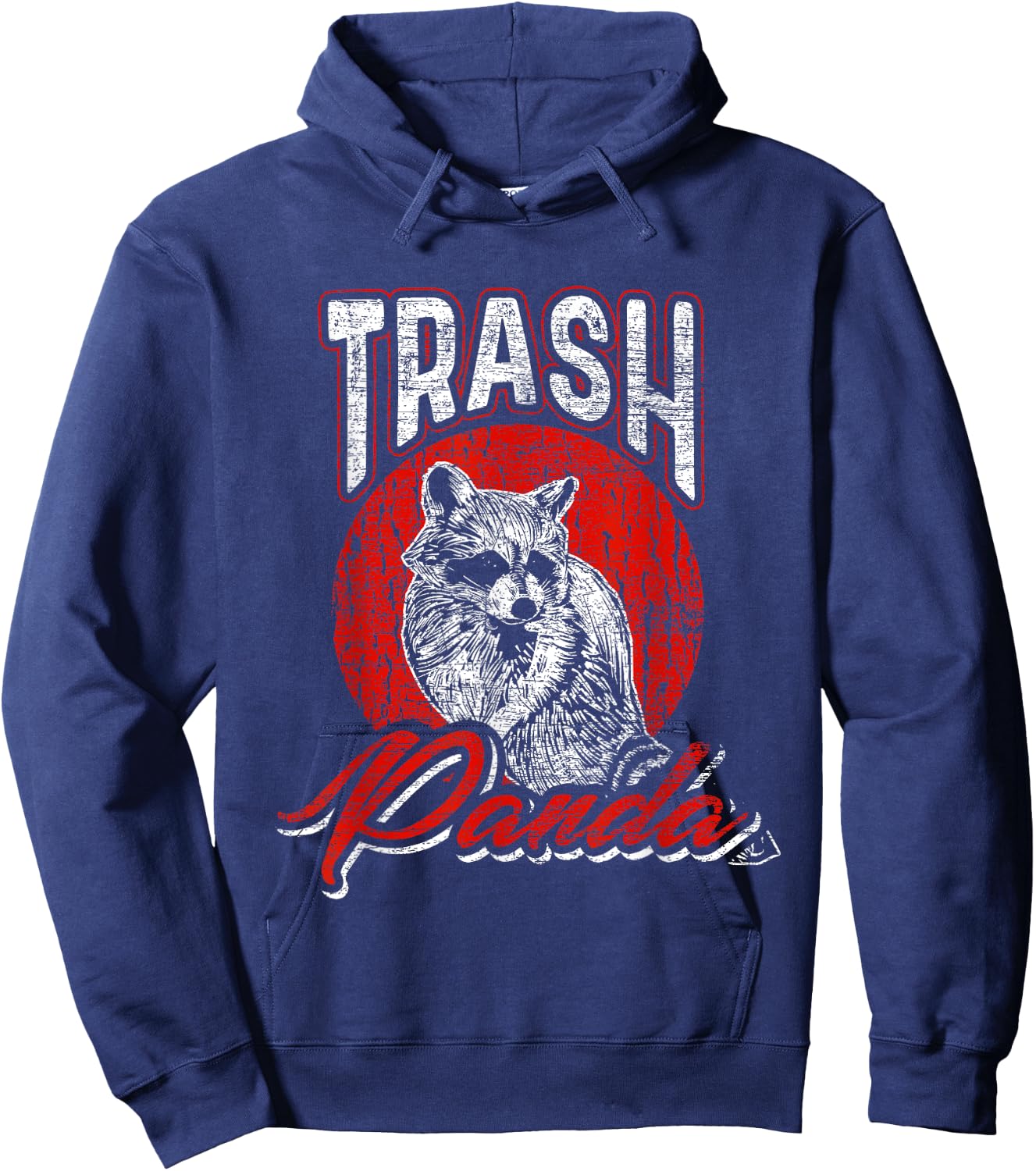 Trash Panda Raccoon Hoodie - Hoodie | Navy