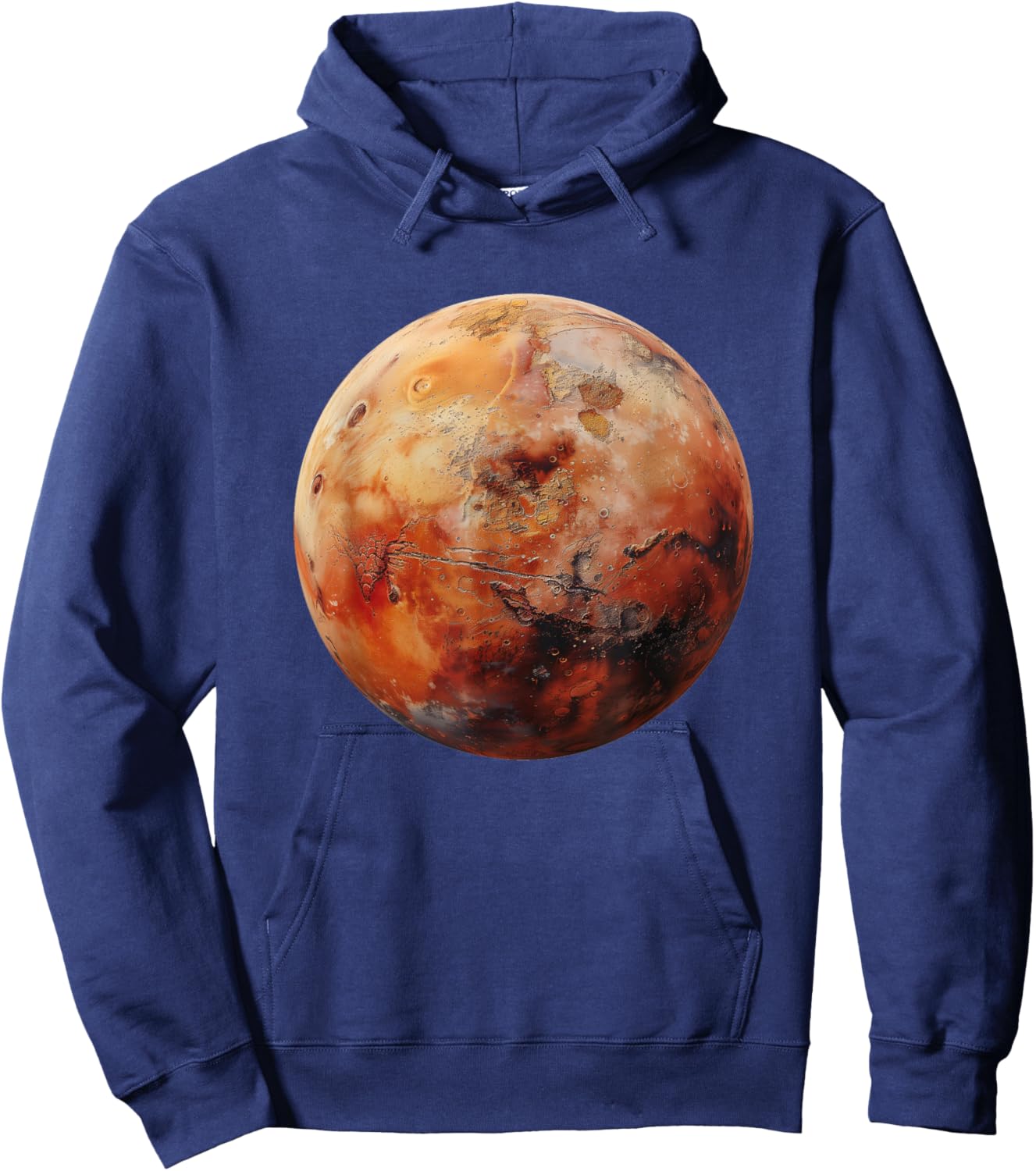 Mars Graphic Space Science Hoodie - Hoodie | Navy