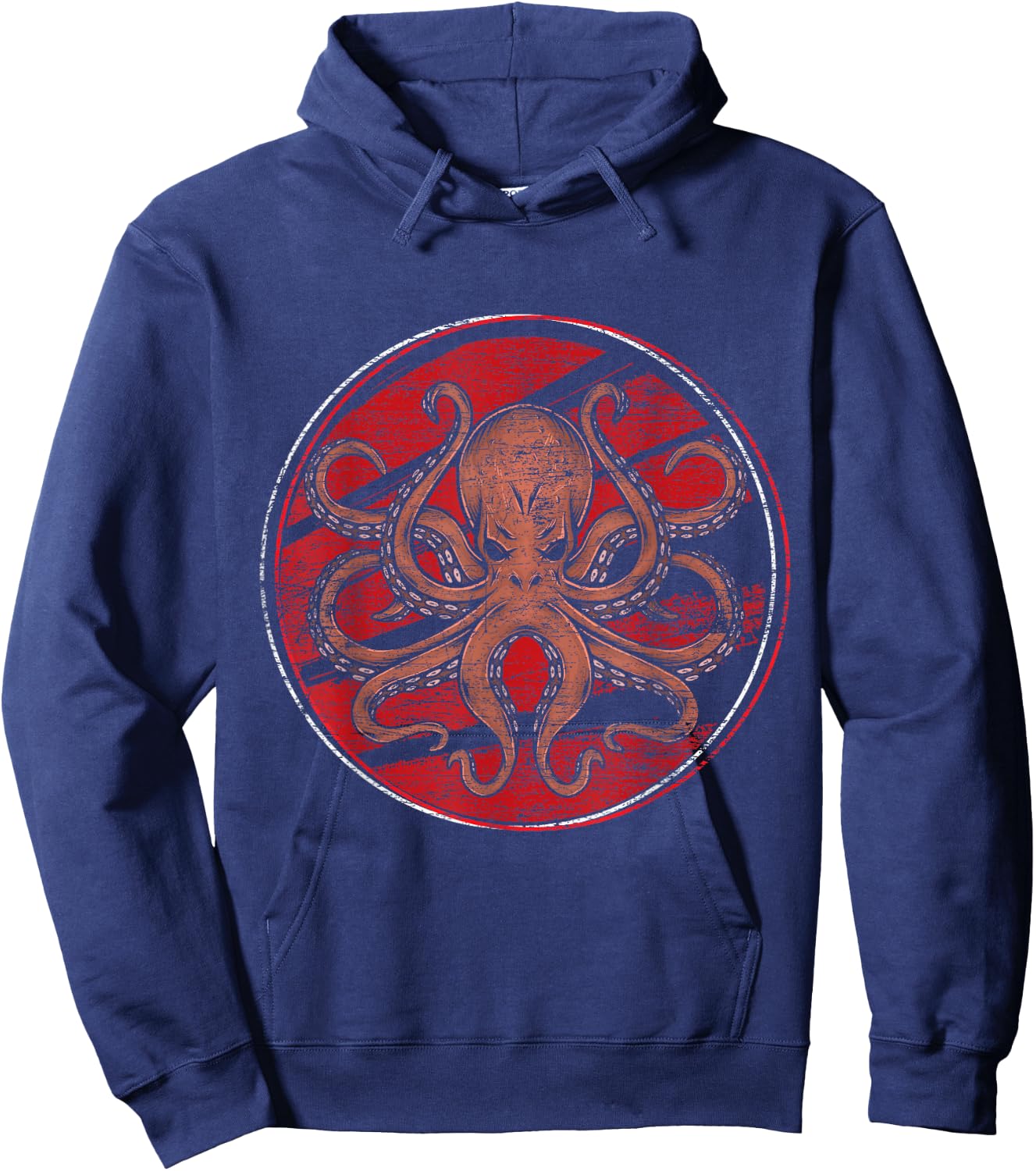 Sea creatures gift ocean octopus Hoodie - Hoodie | Navy