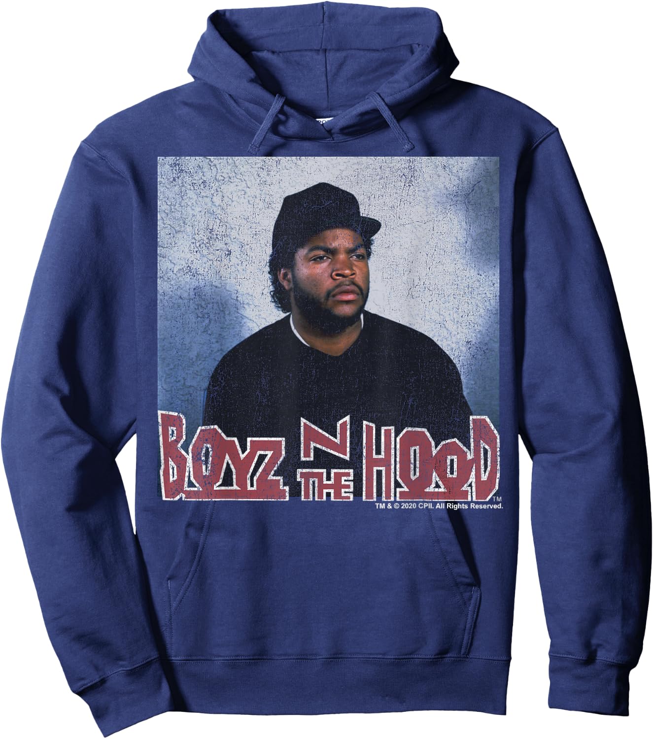 Boyz in The Hood Cube Slice Hoodie - Hoodie | Navy
